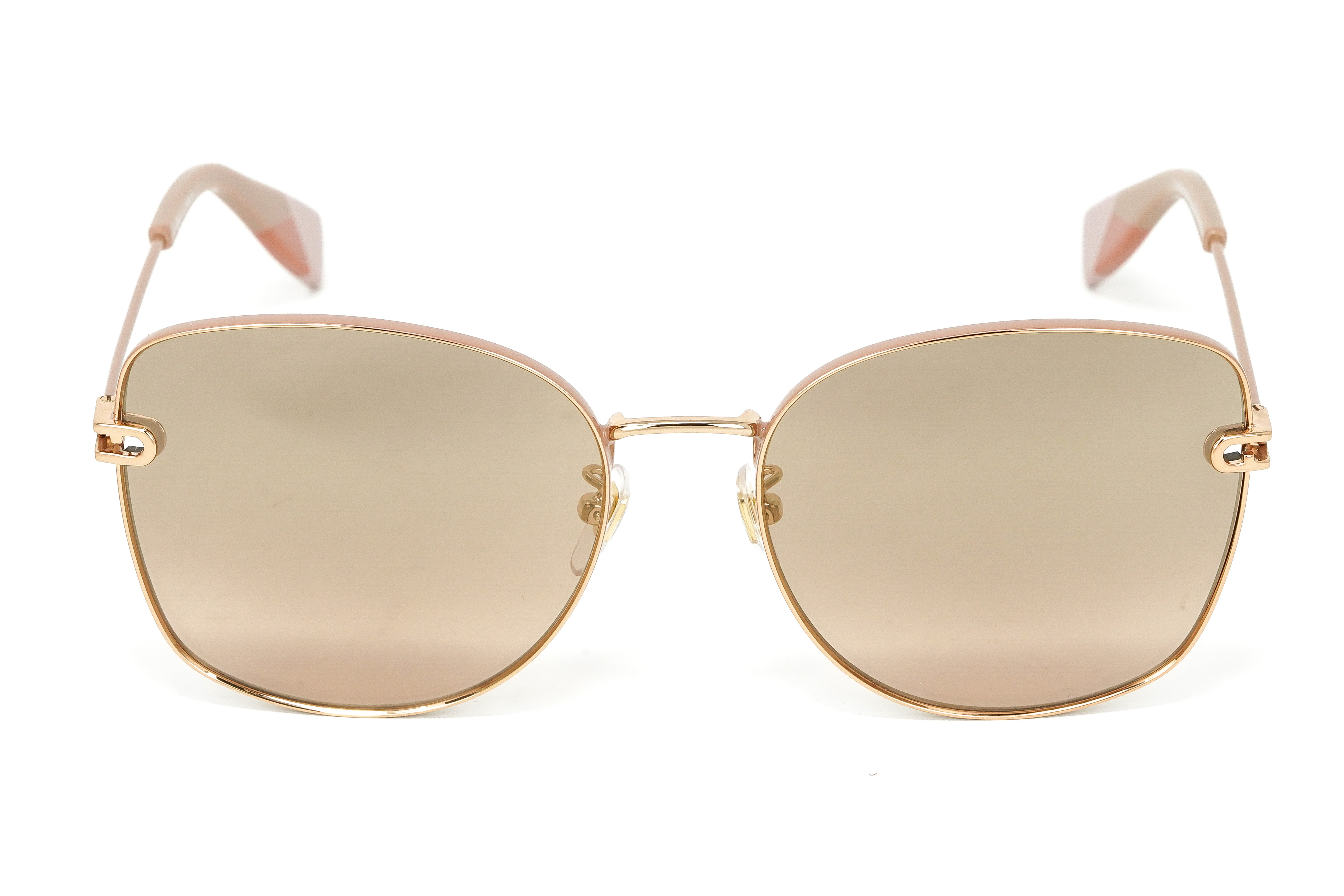 Furla Women's Butterfly SunglassesGold/Brown SFU457 2AMG-GR8 Sunglasses