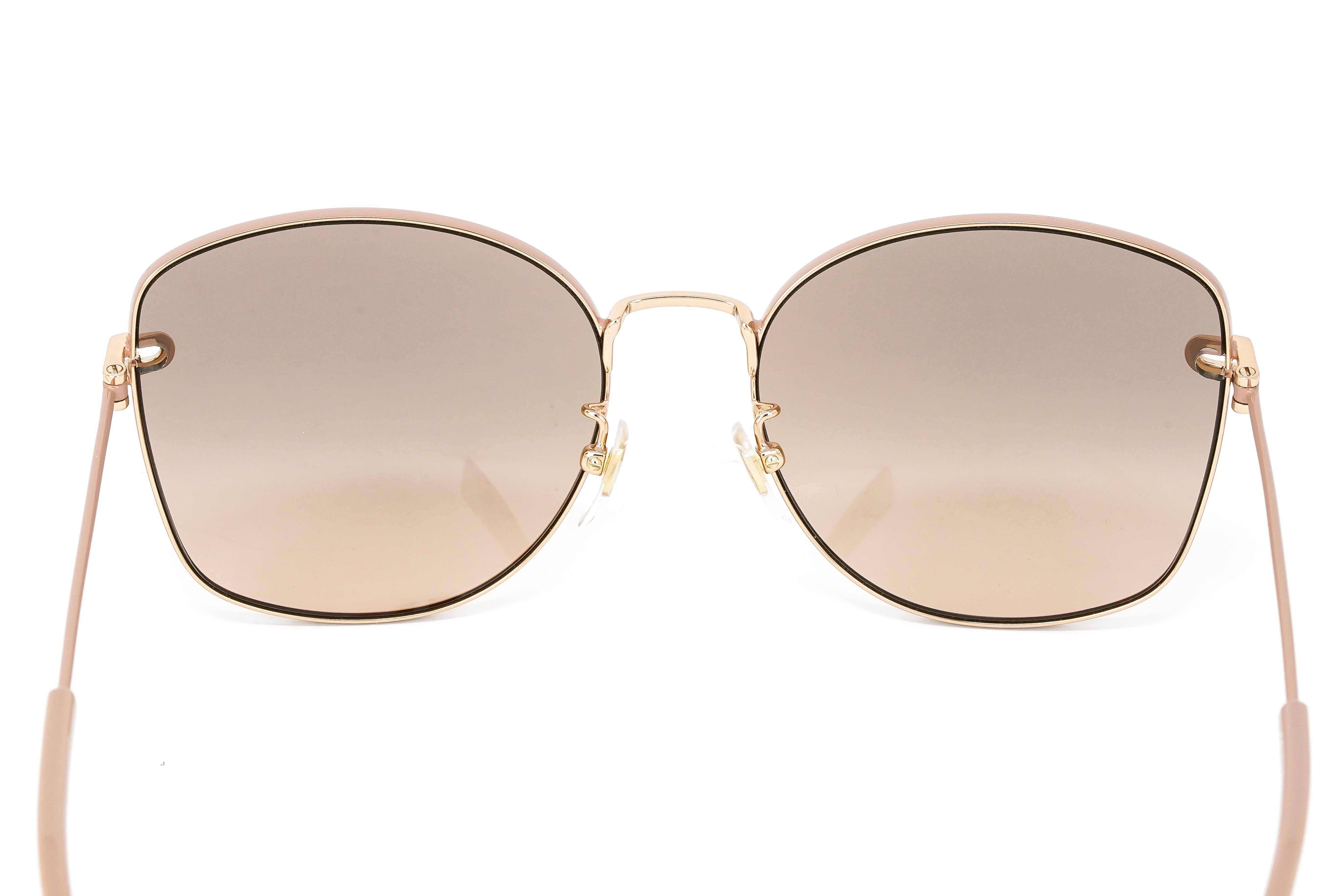 Furla Women's Butterfly SunglassesGold/Brown SFU457 2AMG-GR8 Sunglasses