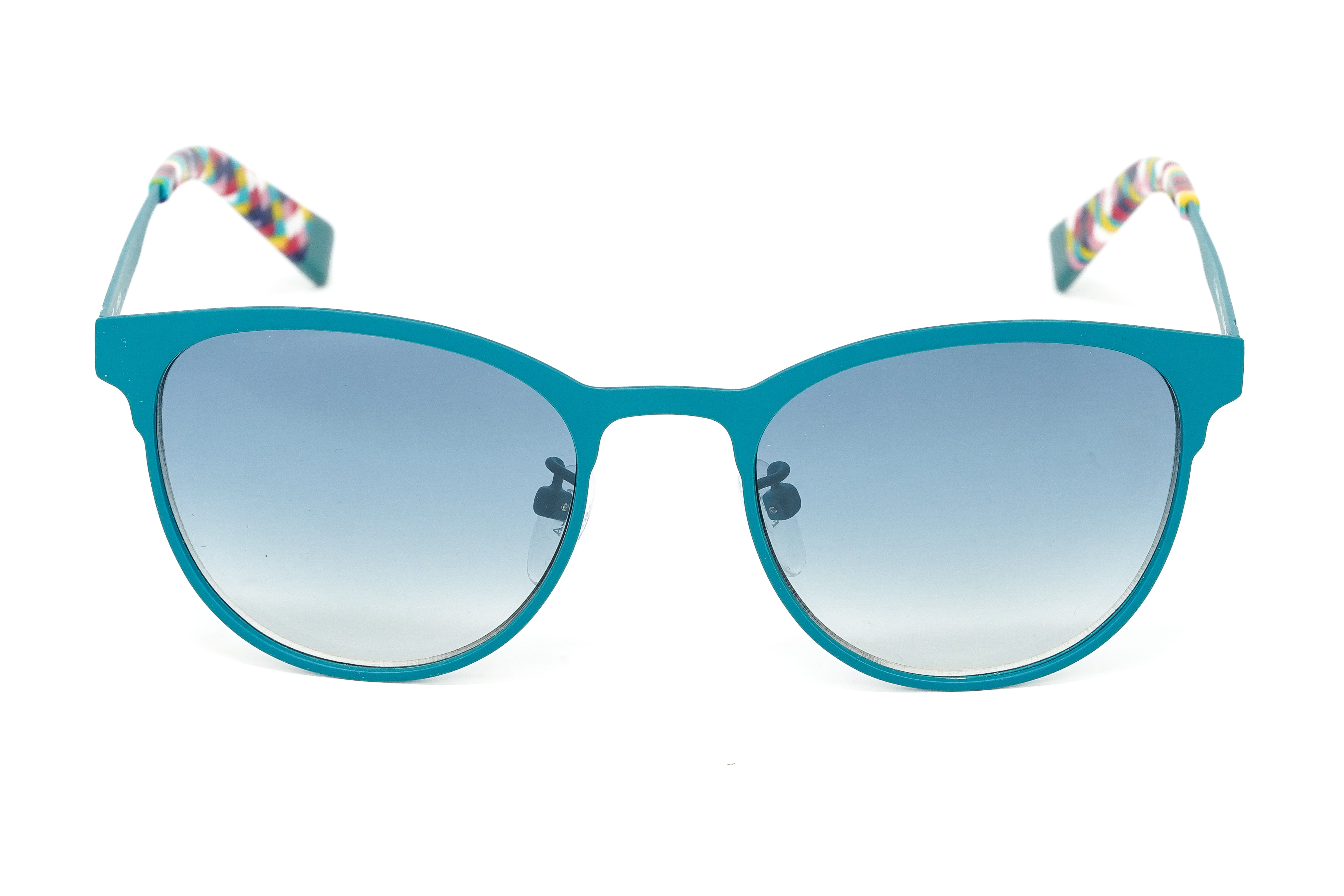 Furla Women's Sunglasses Classic Square Blue SU4340 1H9X-GR8 Sunglasses