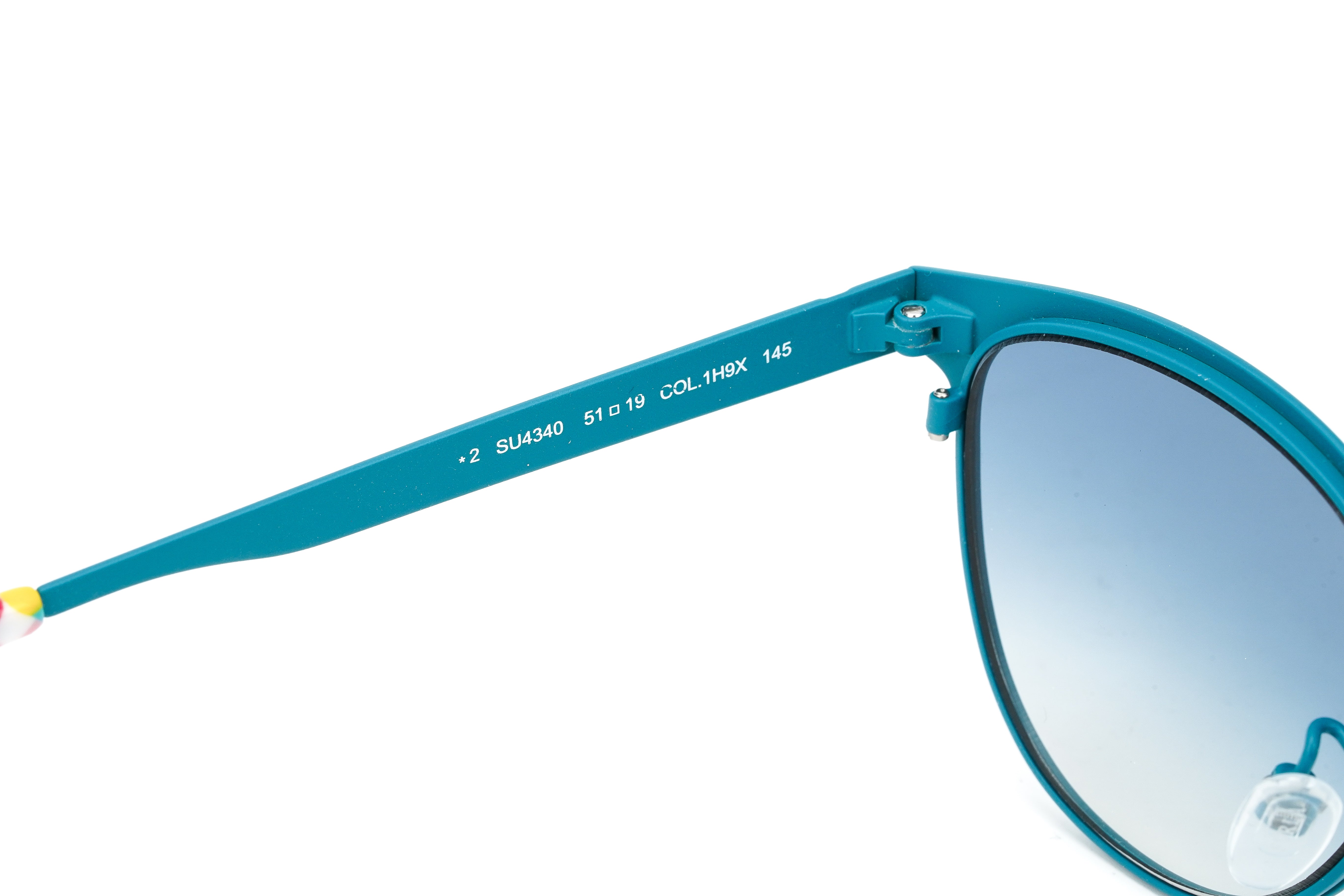 Furla Women's Sunglasses Classic Square Blue SU4340 1H9X-GR8 Sunglasses