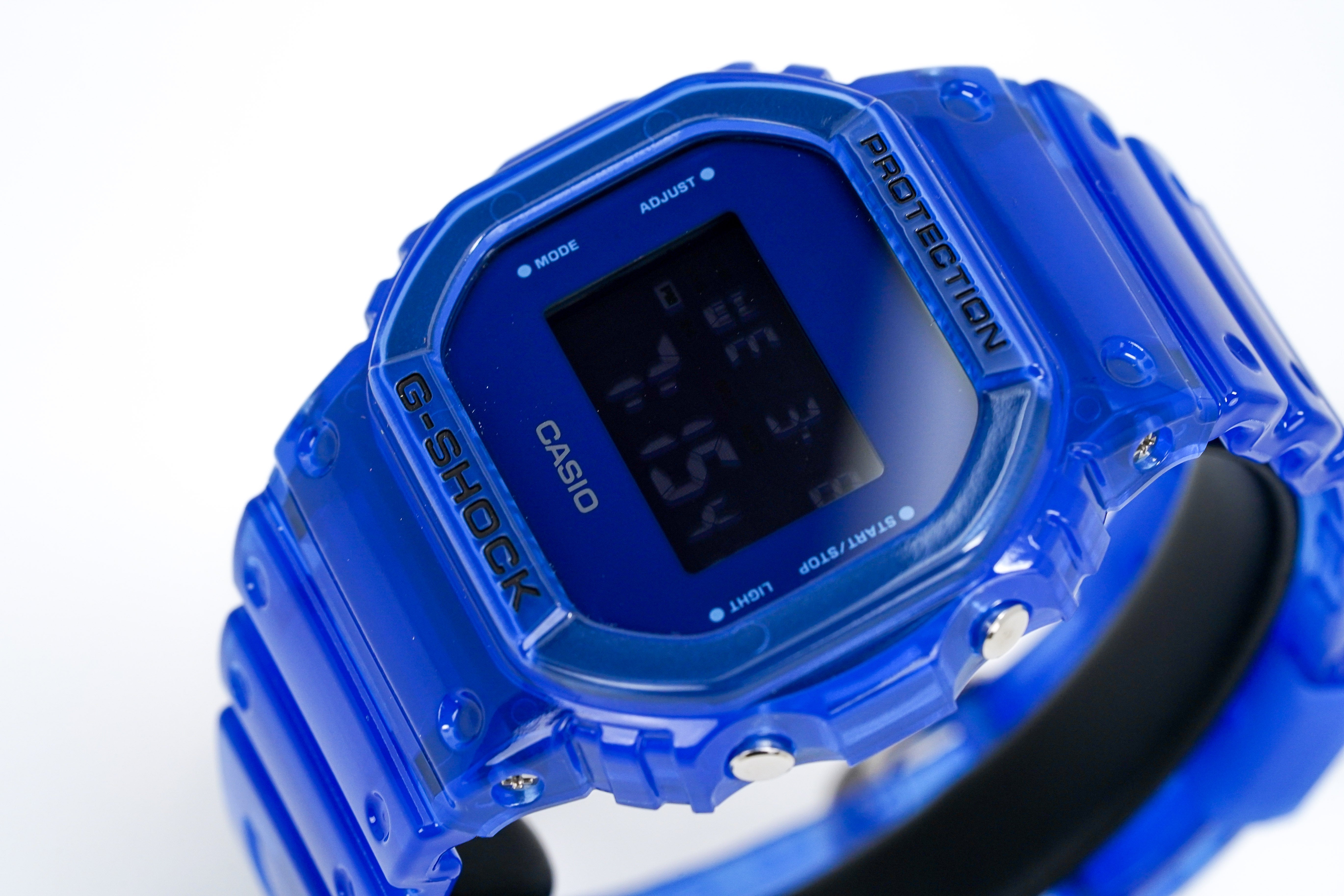 Casio G-Shock Men's Watch Translucent Blue DW-5600SB-2DR-GR8 Sunglasses