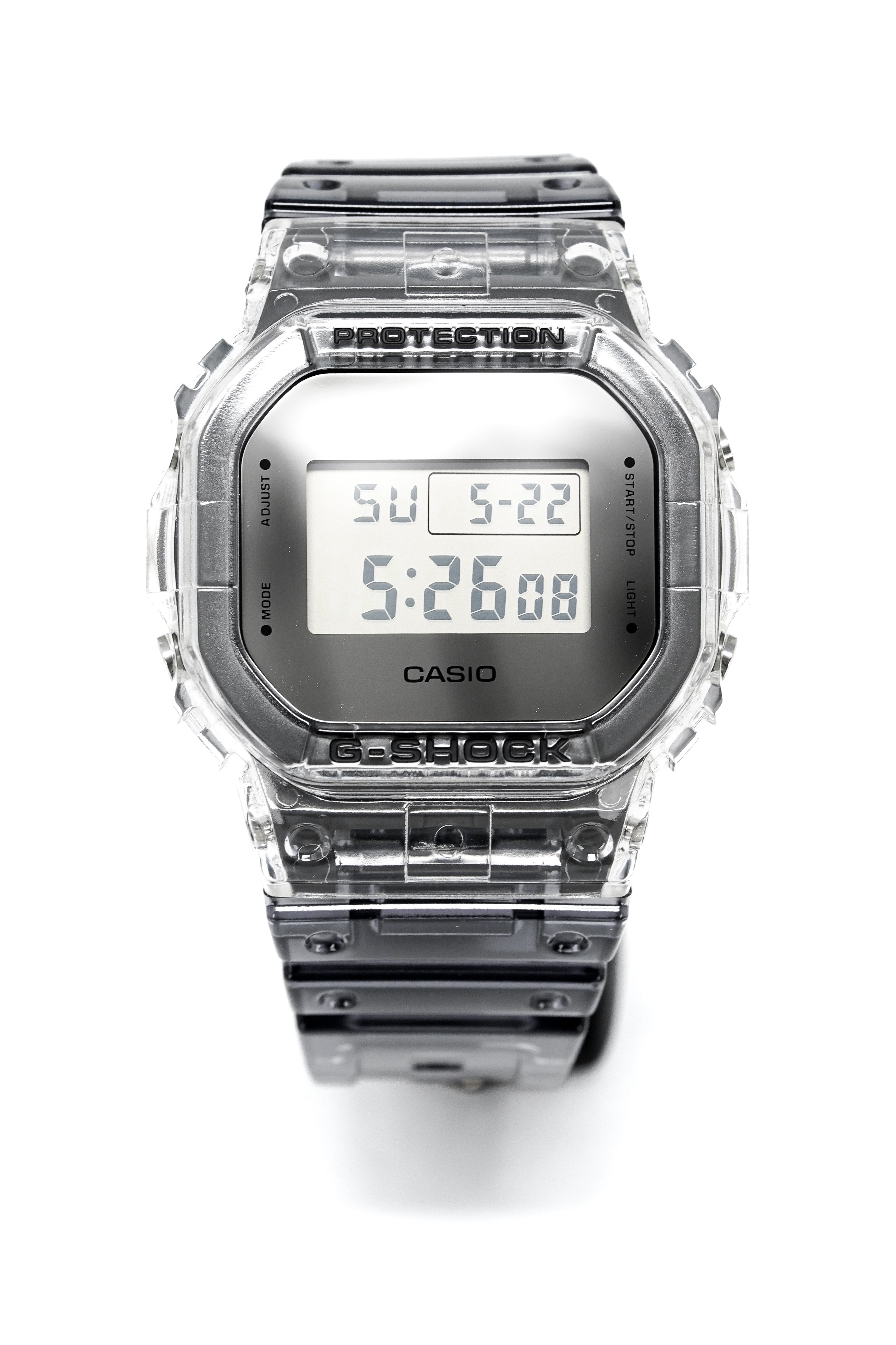 Casio G-Shock Men's Watch Translucent Grey DW-5600SK-1DR-GR8 Sunglasses