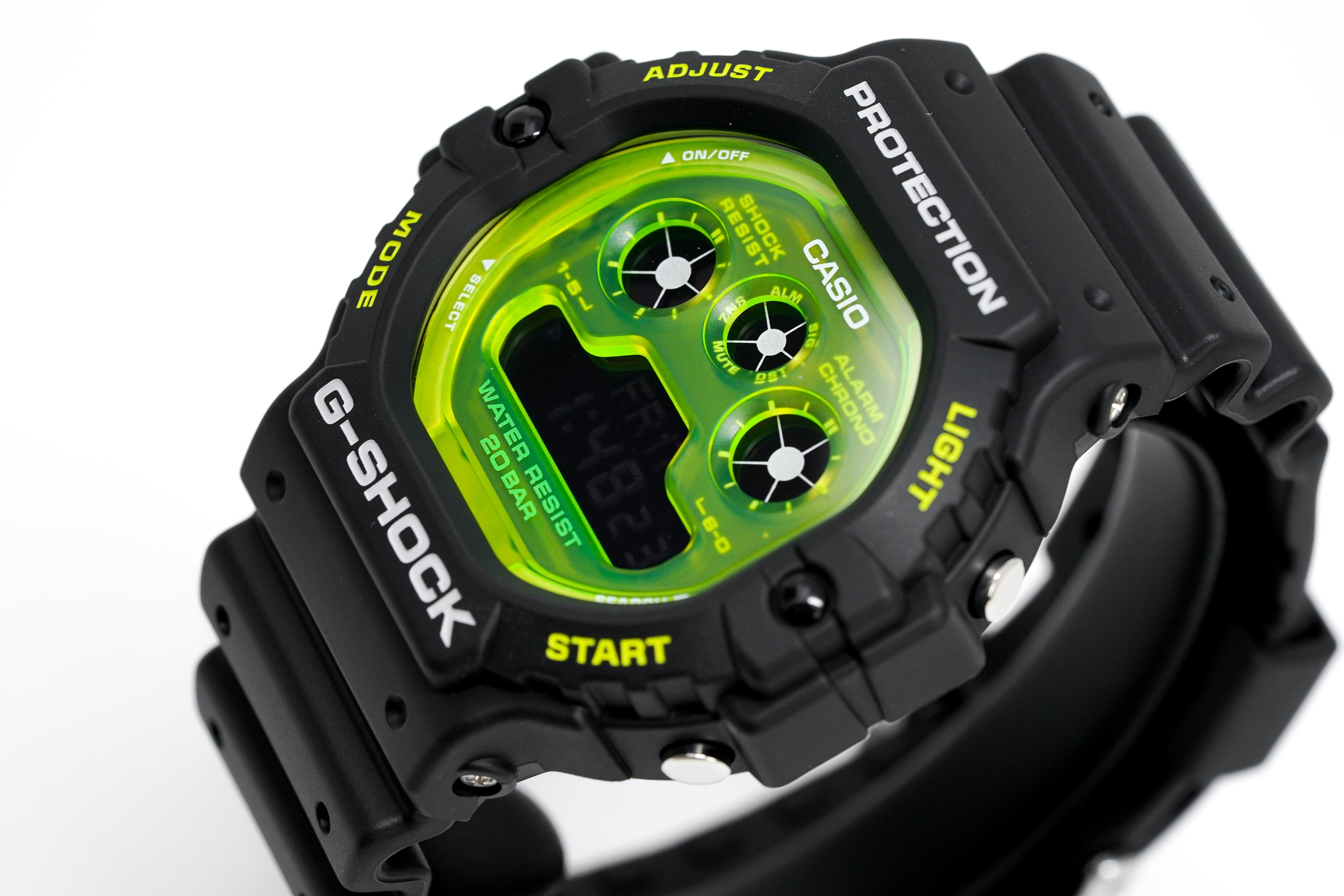 Casio G-Shock Watch Men's Shock Tech Skeleton Black/Green DW-5900TS-1DR-GR8 Sunglasses