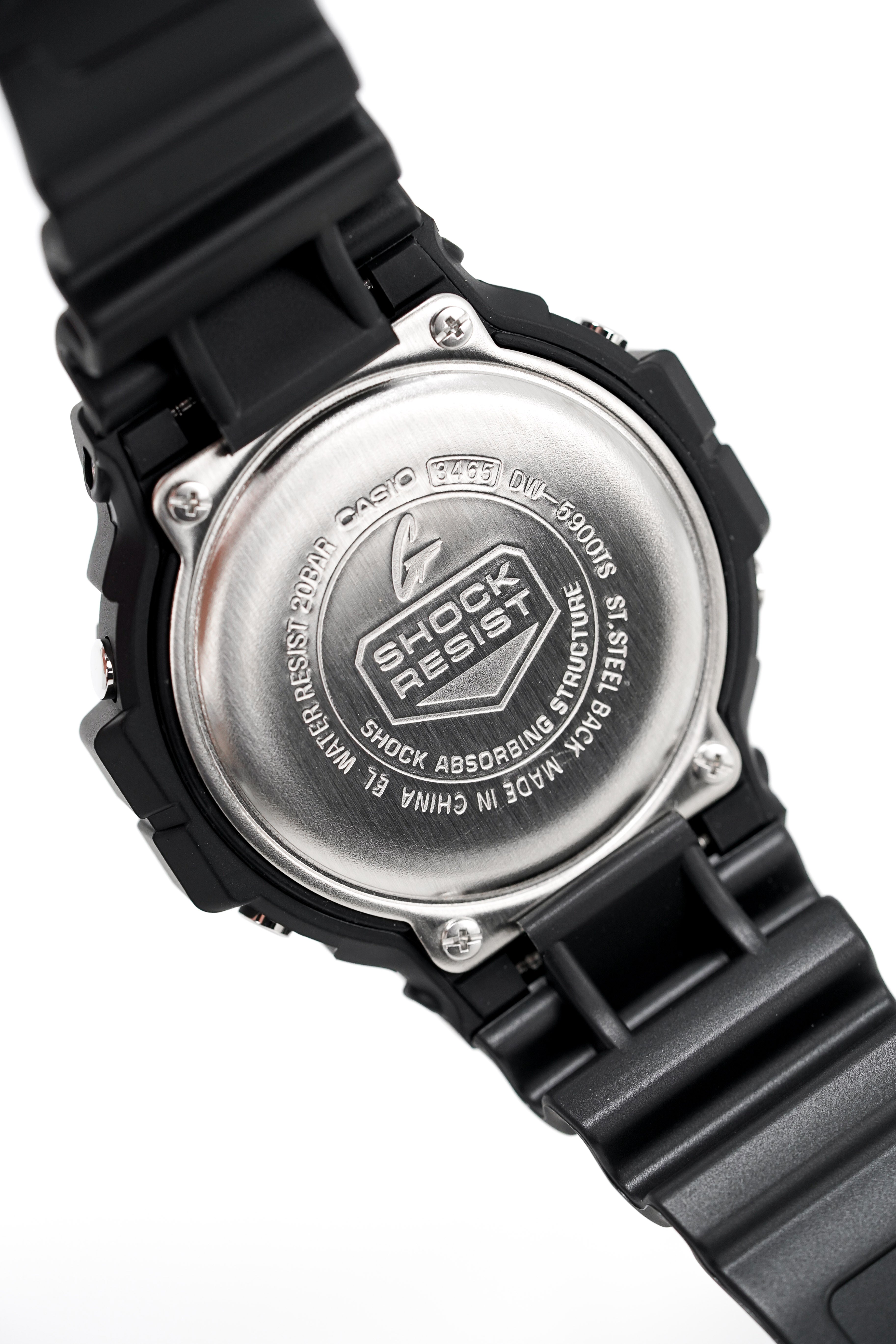 Casio G-Shock Watch Men's Shock Tech Skeleton Black/Green DW-5900TS-1DR-GR8 Sunglasses