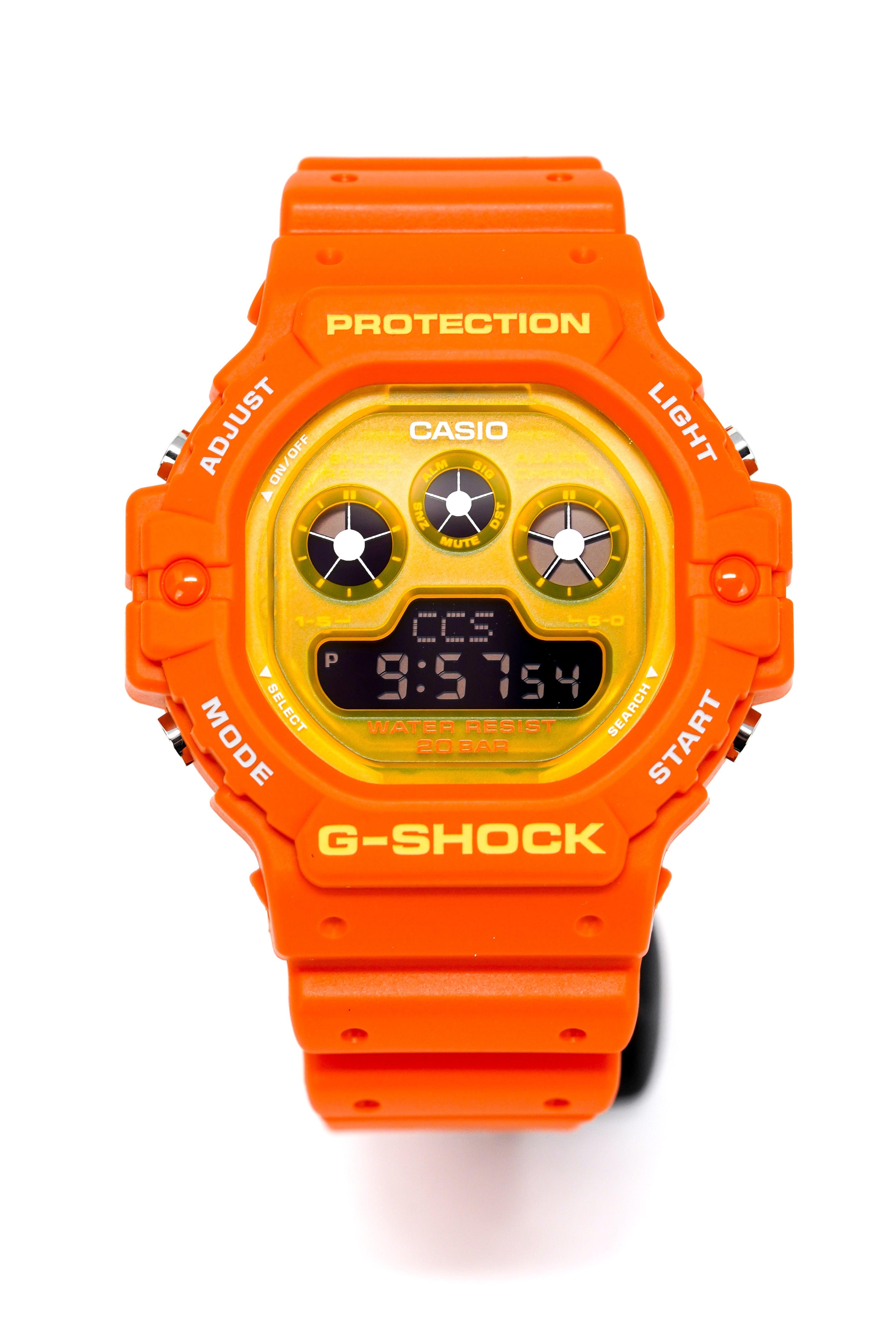 Casio G-Shock Watch Men's Shock Tech Orange DW-5900TS-4DR-GR8 Sunglasses