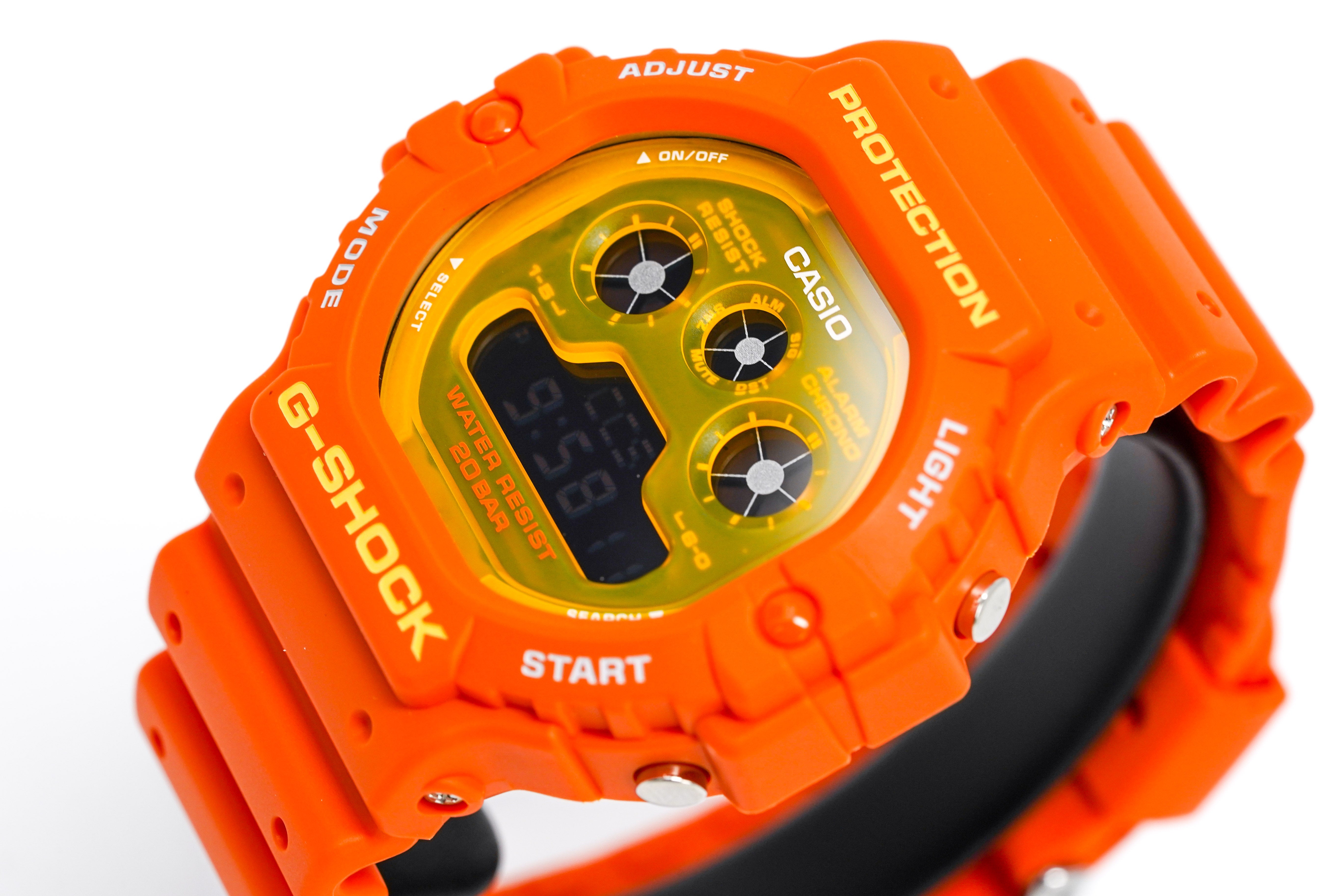 Casio G-Shock Watch Men's Shock Tech Orange DW-5900TS-4DR-GR8 Sunglasses