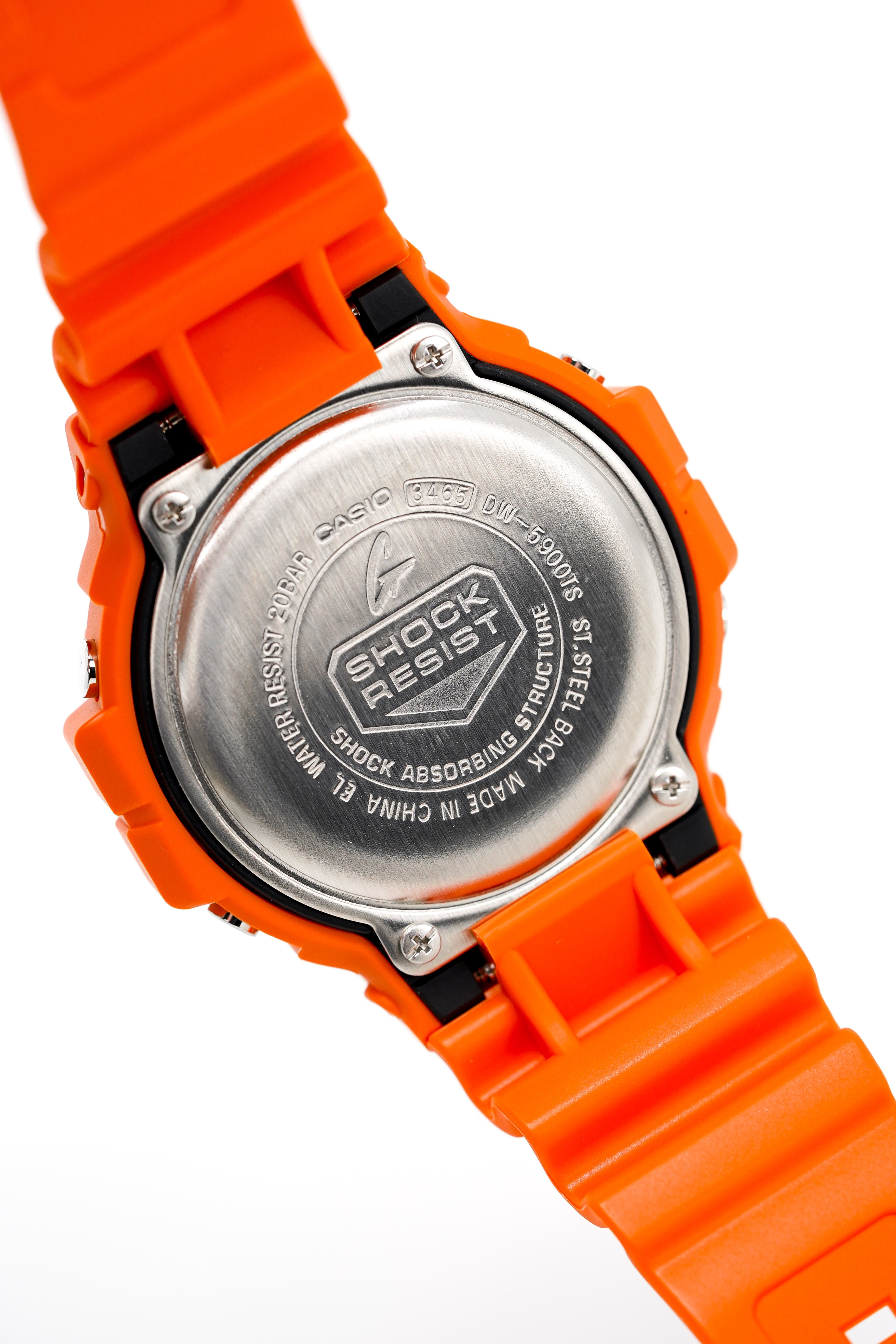 Casio G-Shock Watch Men's Shock Tech Orange DW-5900TS-4DR-GR8 Sunglasses