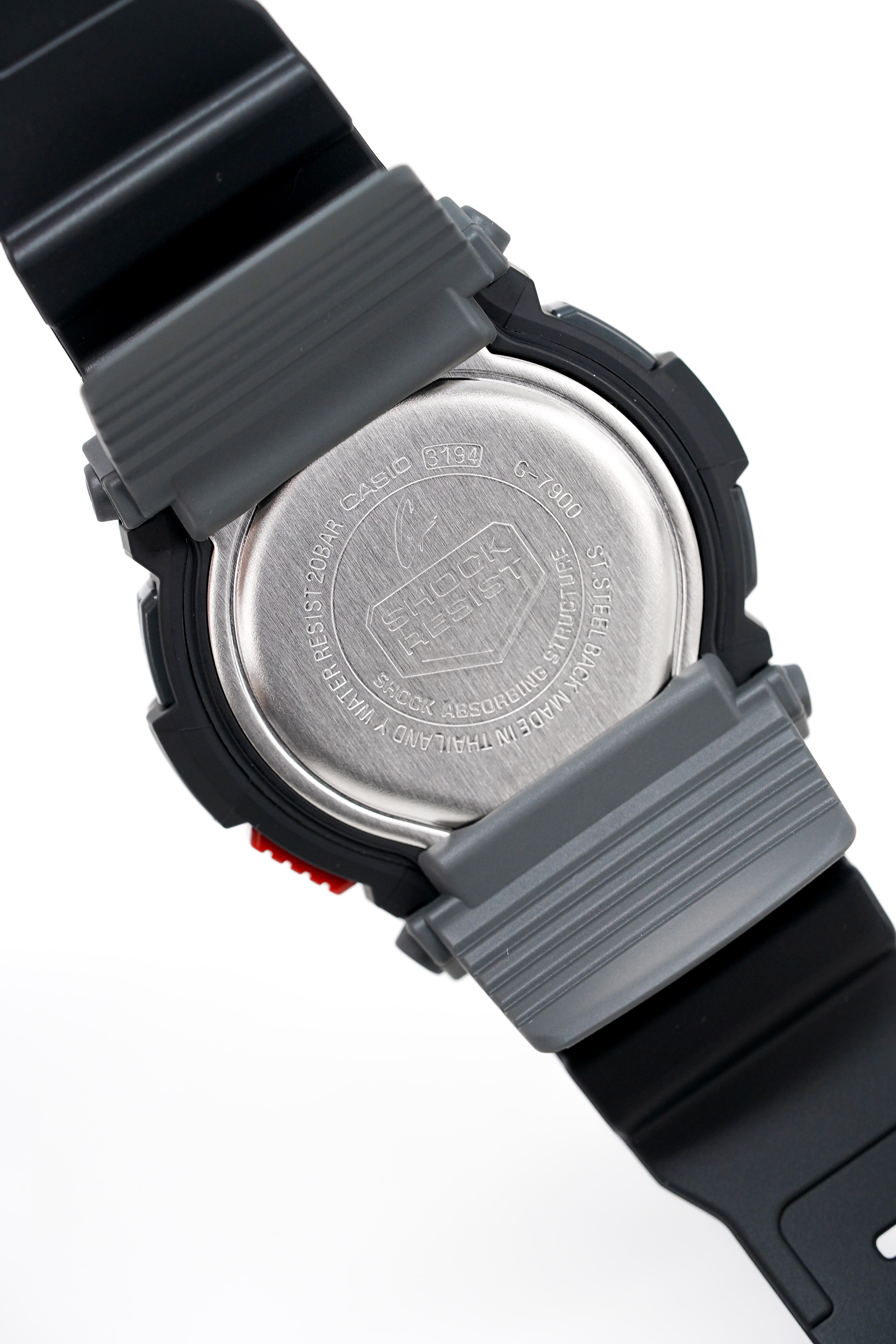 Casio G-Shock Watch Men's G-Rescue Black Red G-7900-1DR-GR8 Sunglasses