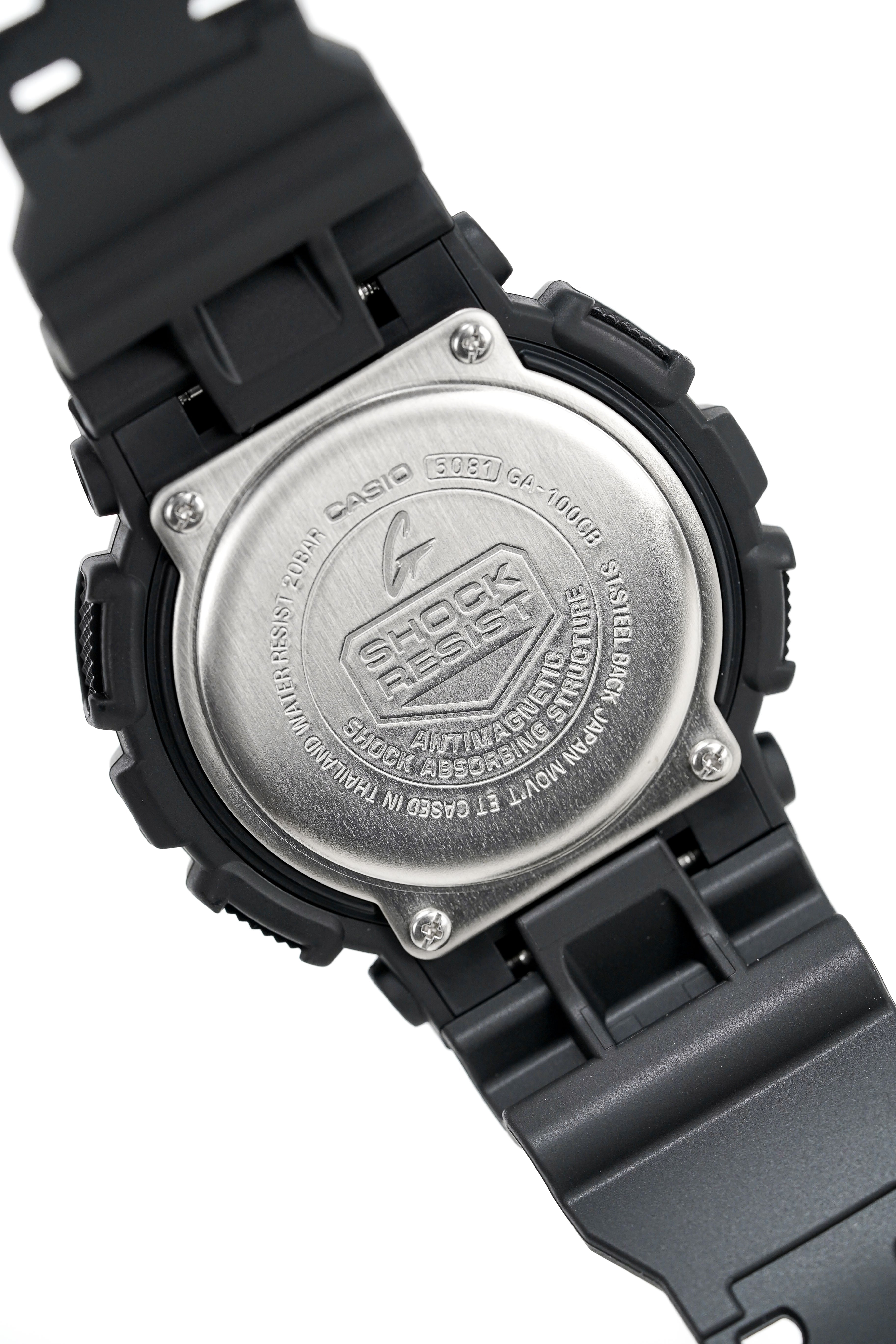 Casio G-Shock Watch Men's Blue Camo GA-100CB-1ADR-GR8 Sunglasses