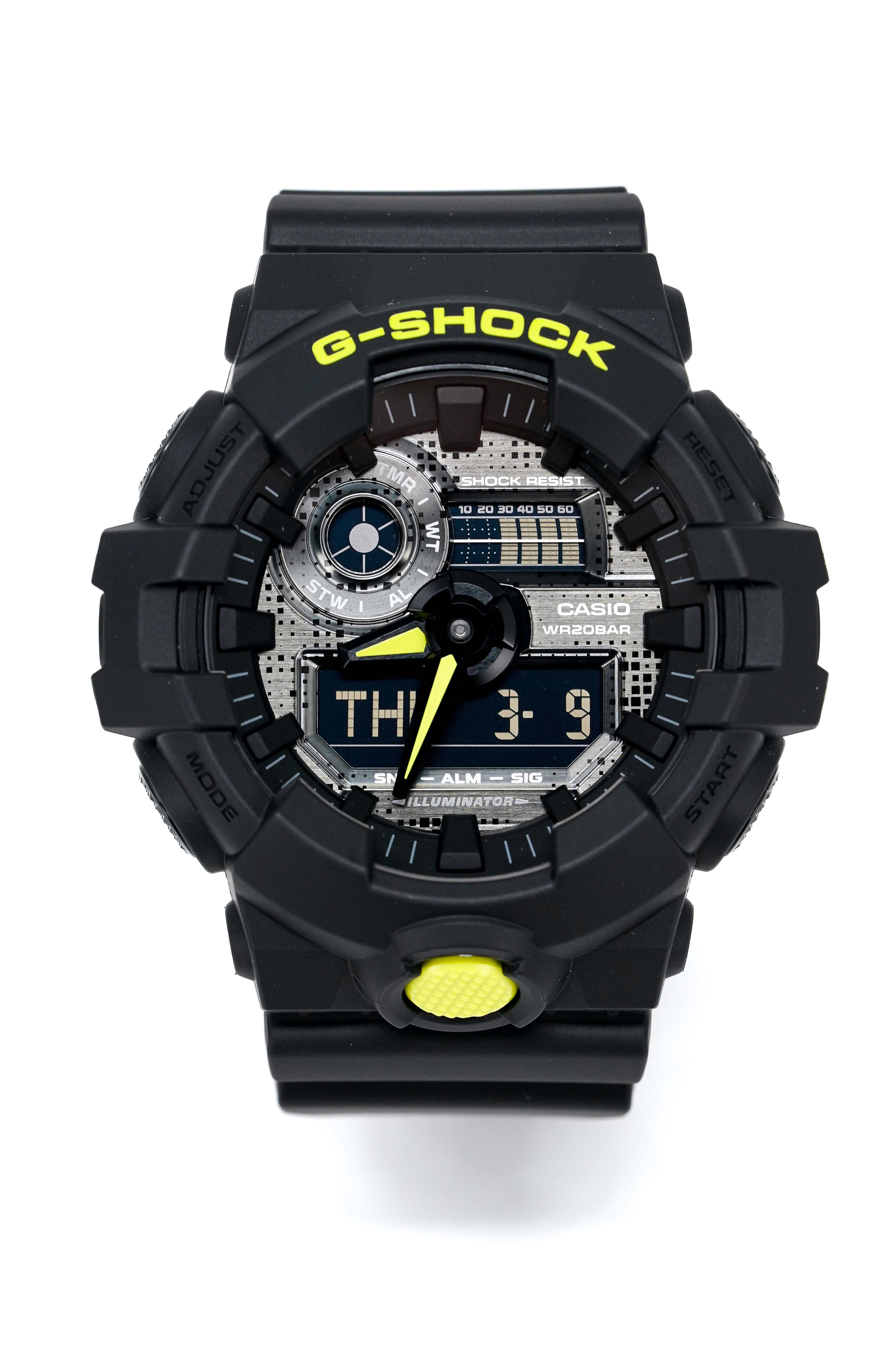 Casio G-Shock Watch Men's Oversized Neon Digital Camo GA-700DC-1ADR-GR8 Sunglasses