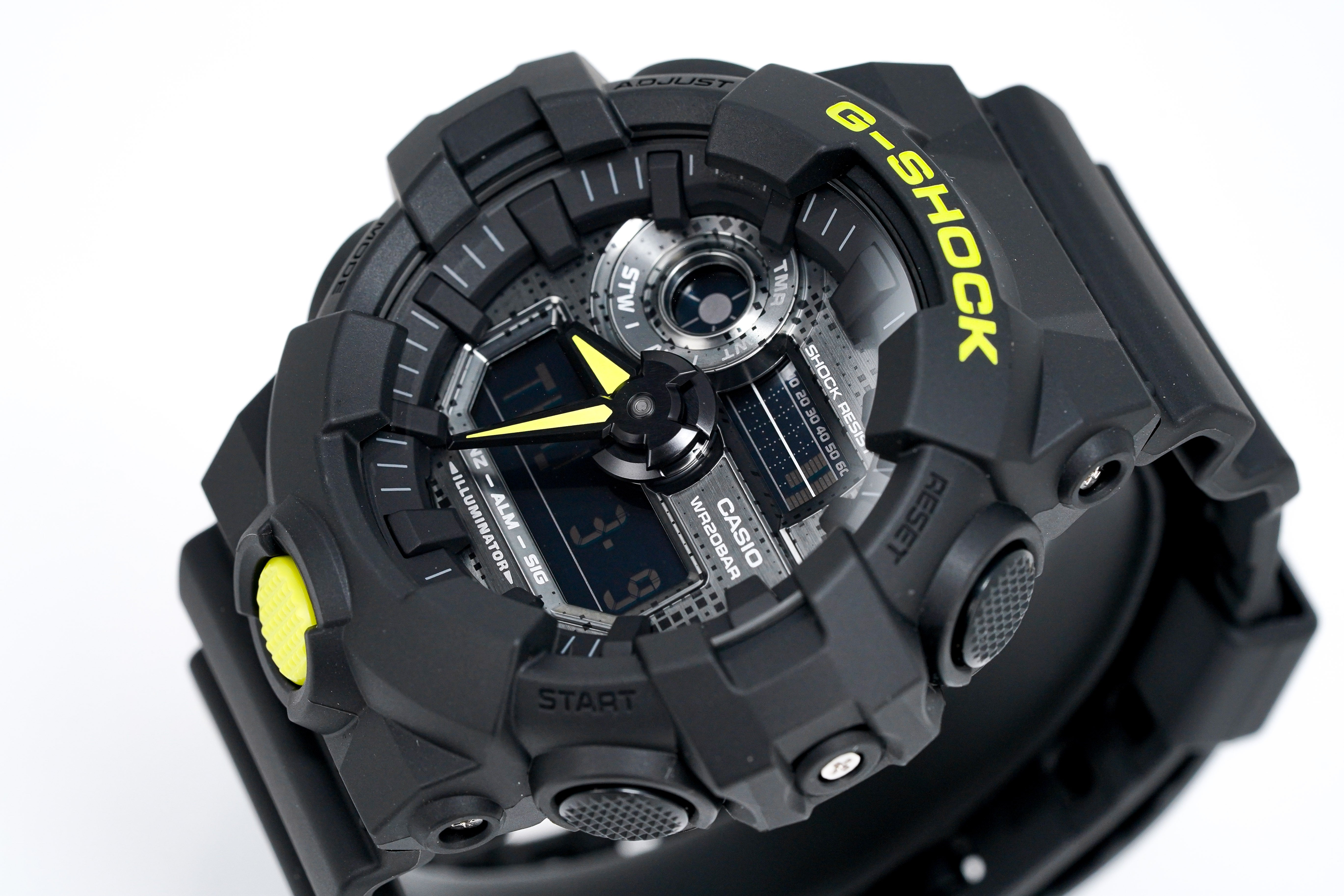 Casio G-Shock Watch Men's Oversized Neon Digital Camo GA-700DC-1ADR-GR8 Sunglasses