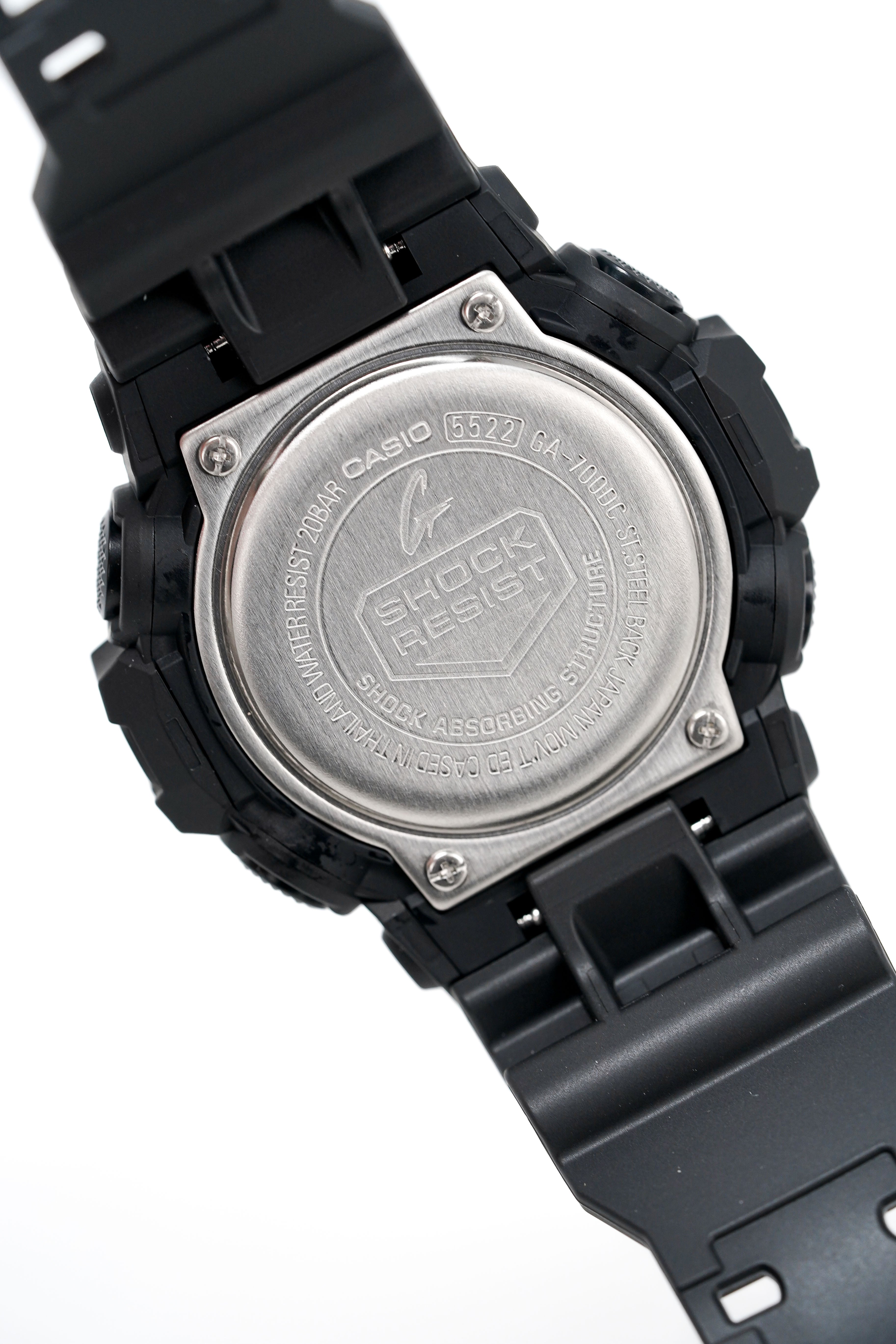 Casio G-Shock Watch Men's Oversized Neon Digital Camo GA-700DC-1ADR-GR8 Sunglasses