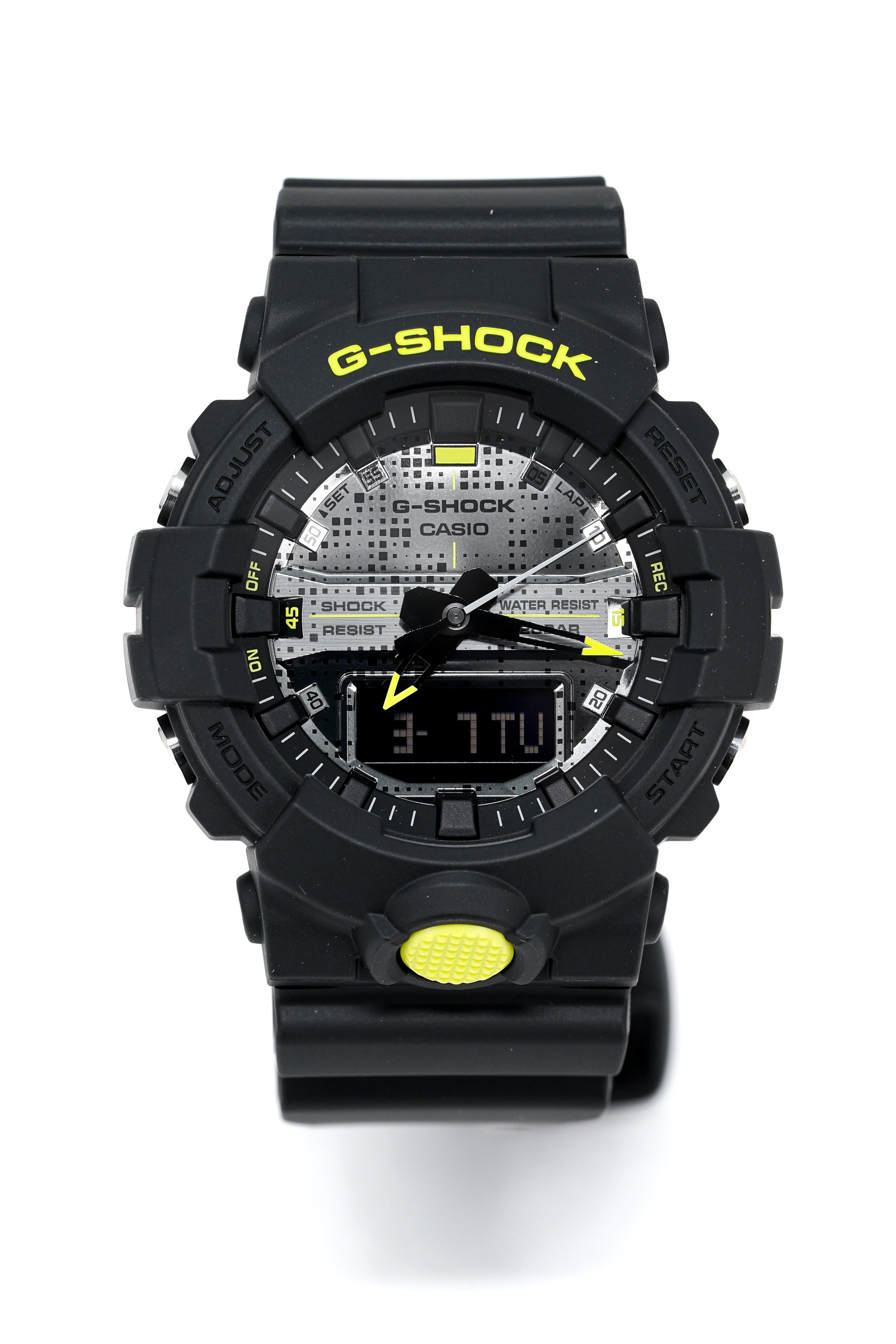 Casio G-Shock Watch Black/Neon Digital Camo GA-800DC-1ADR-GR8 Sunglasses