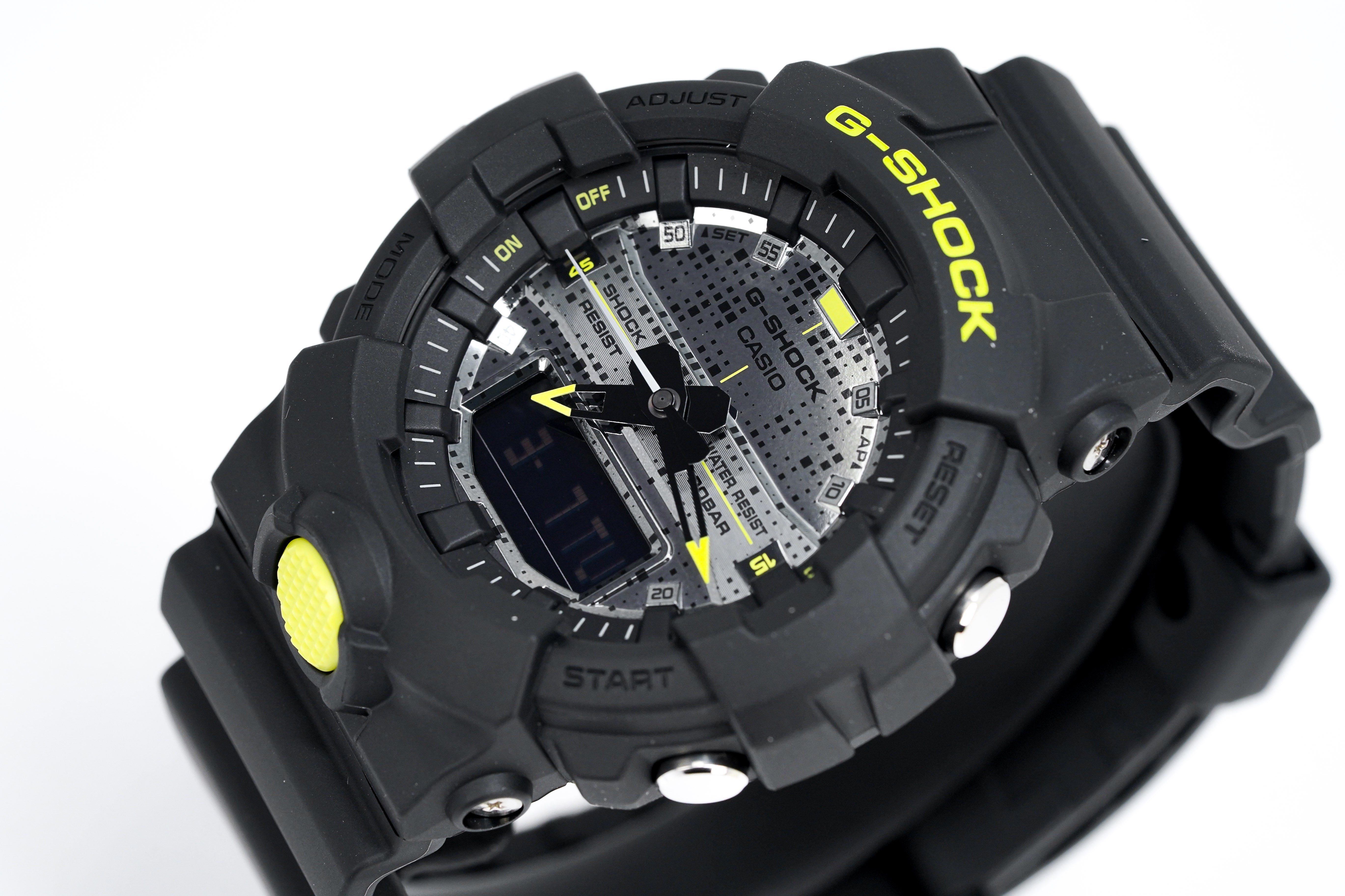 Casio G-Shock Watch Black/Neon Digital Camo GA-800DC-1ADR-GR8 Sunglasses