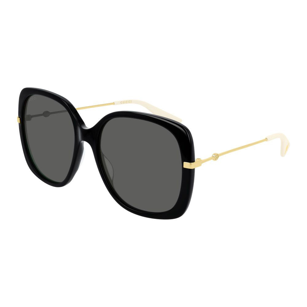 Gucci Women's Sunglasses Oversized Square Black/Gold GG0511S-001 57-GR8 Sunglasses