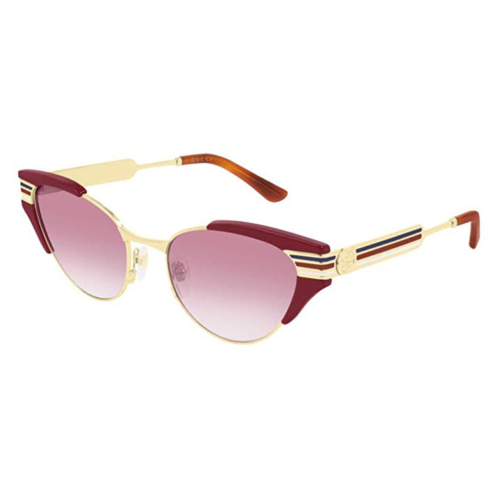 Gucci Women's Sunglasses Cat Eye Red GG0522S-004 55-GR8 Sunglasses
