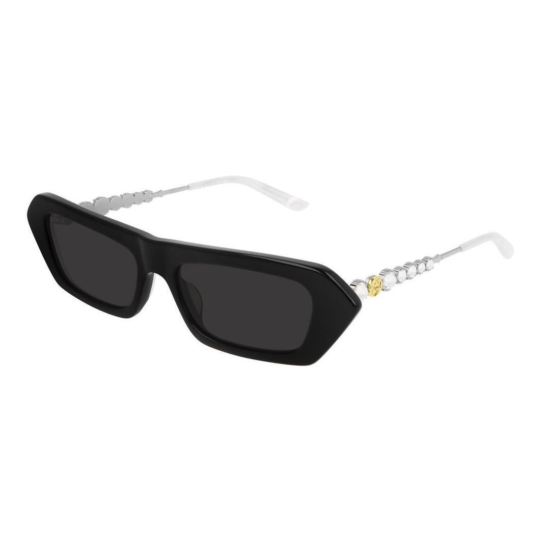 Gucci Women's Sunglasses Cat Eye Rectangle Black GG0642S-001 56-GR8 Sunglasses