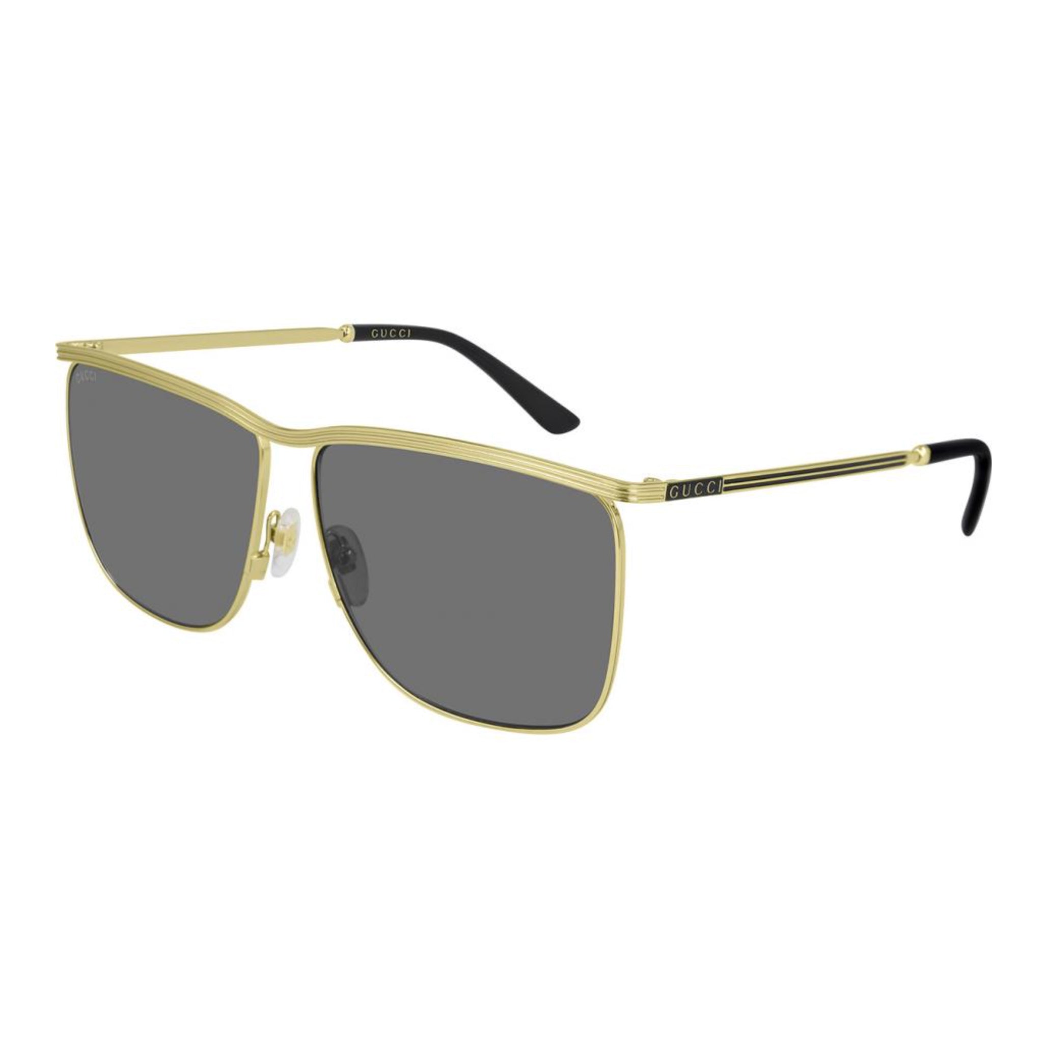 Gucci Men's Sunglasses Classic Square Gold GG0821S-001 62-GR8 Sunglasses