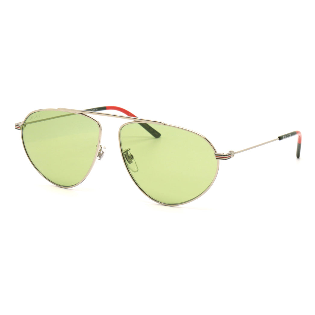 Gucci Men's Sunglasses Pilot Green GG1051S-003 61-GR8 Sunglasses