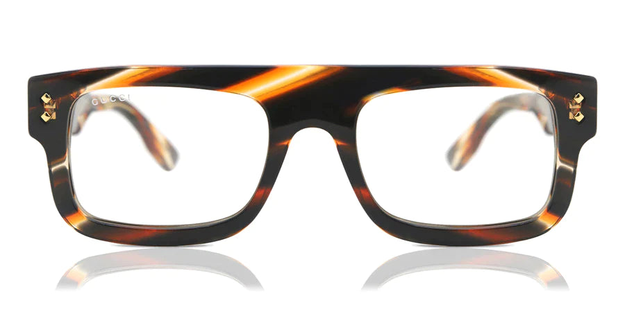 Gucci Men's Sunglasses Rectangle Tortoise GG1085S-002 53-GR8 Sunglasses