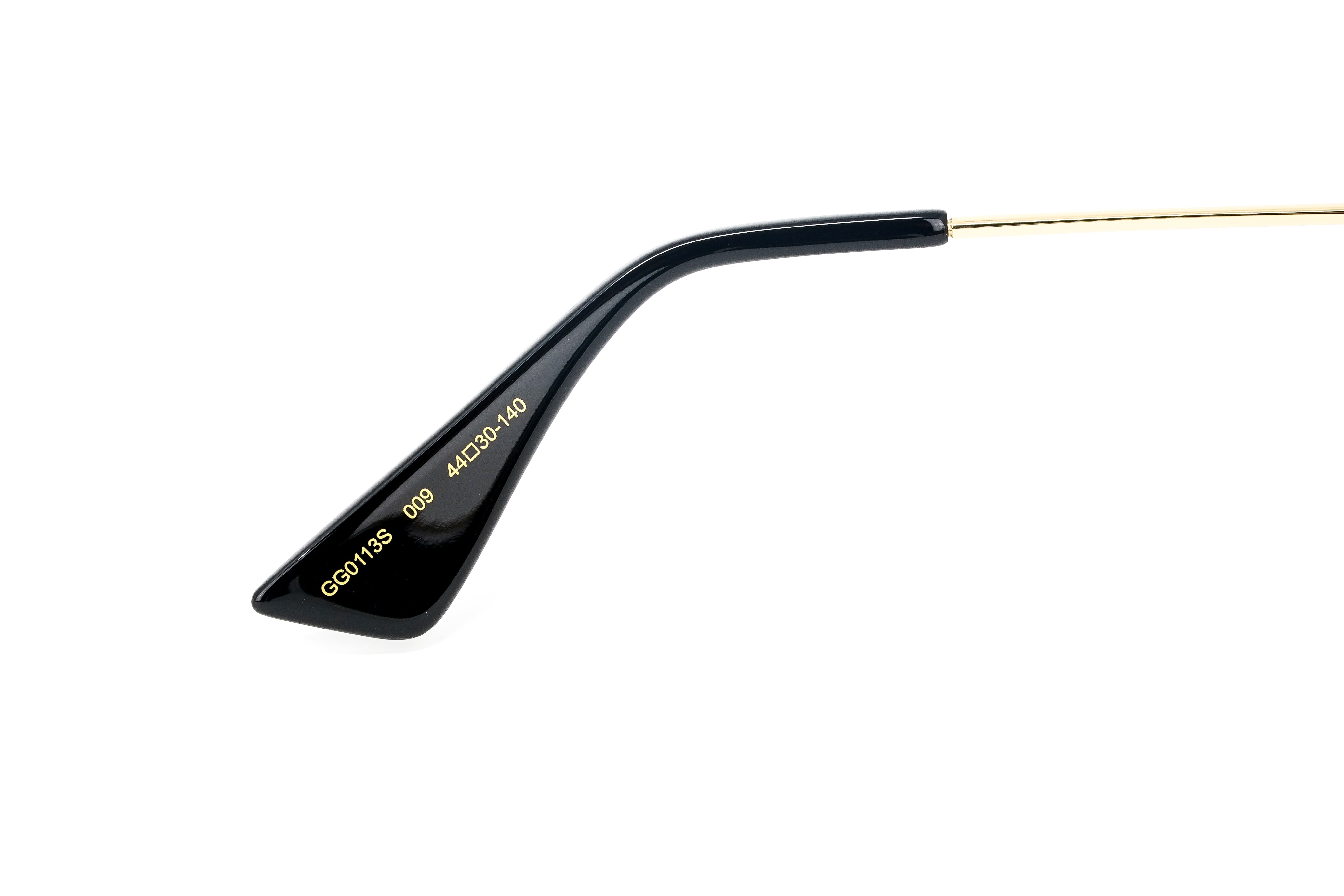 Gucci Women's Sunglasses Oversized Round Gold Soave Amore GG0113S-009 44-GR8 Sunglasses