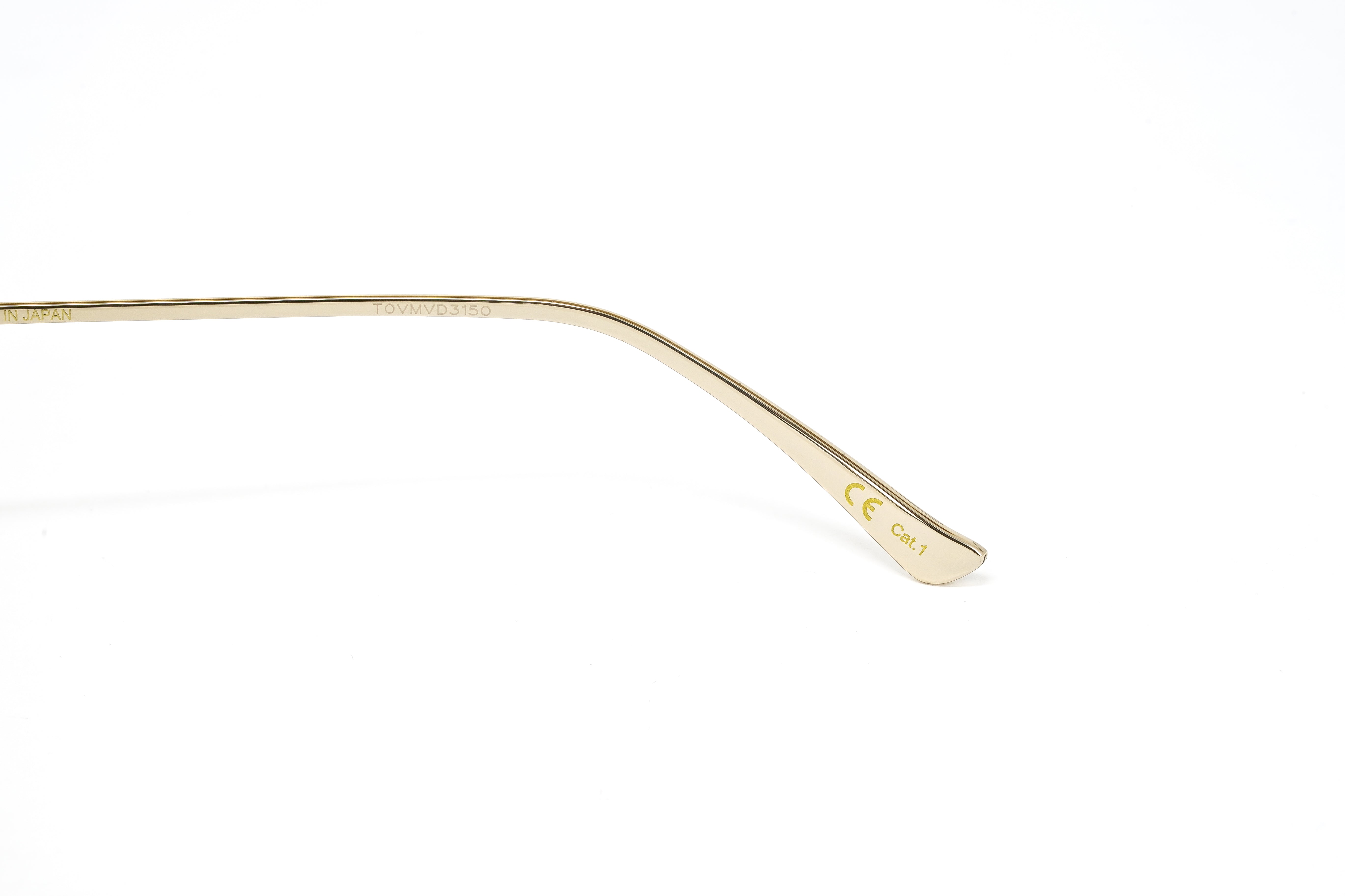 Gucci Women's Sunglasses Oversized Oval Gold GG0651S-005 59-GR8 Sunglasses