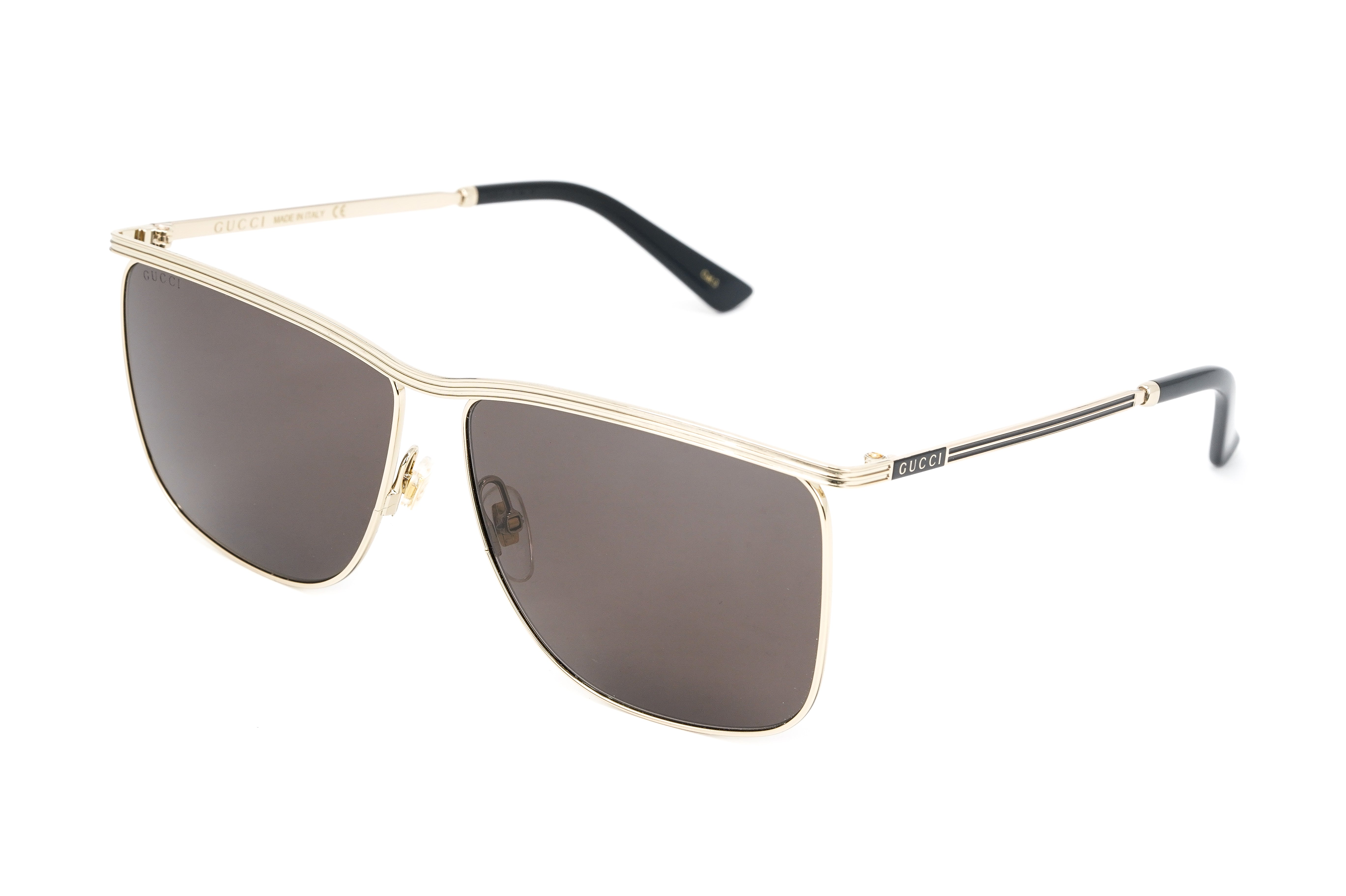 Gucci Men's Sunglasses Classic Square Gold GG0821S-001 62-GR8 Sunglasses