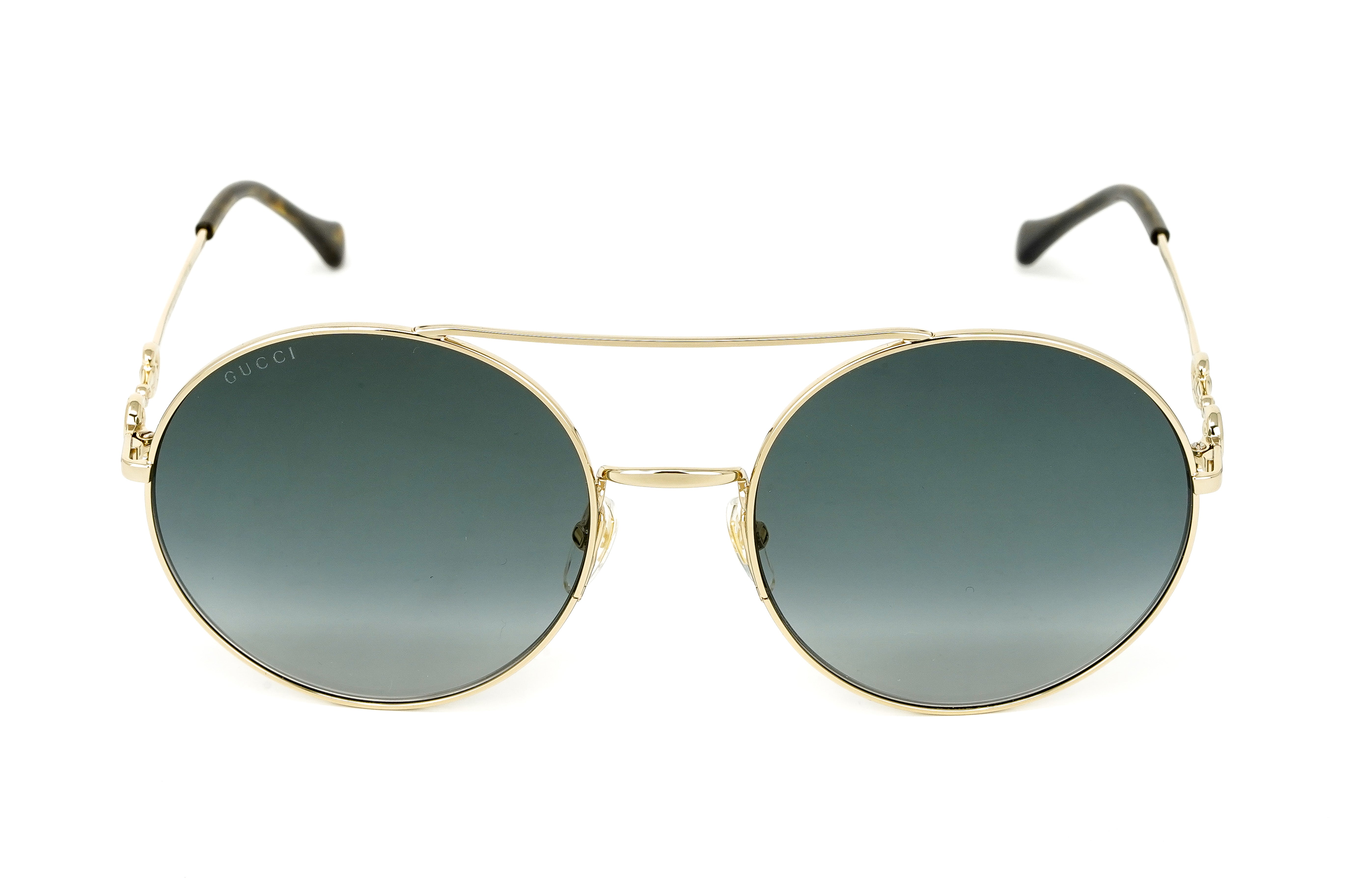 Gucci Women's Sunglasses Round Gold GG0878S-001 59-GR8 Sunglasses