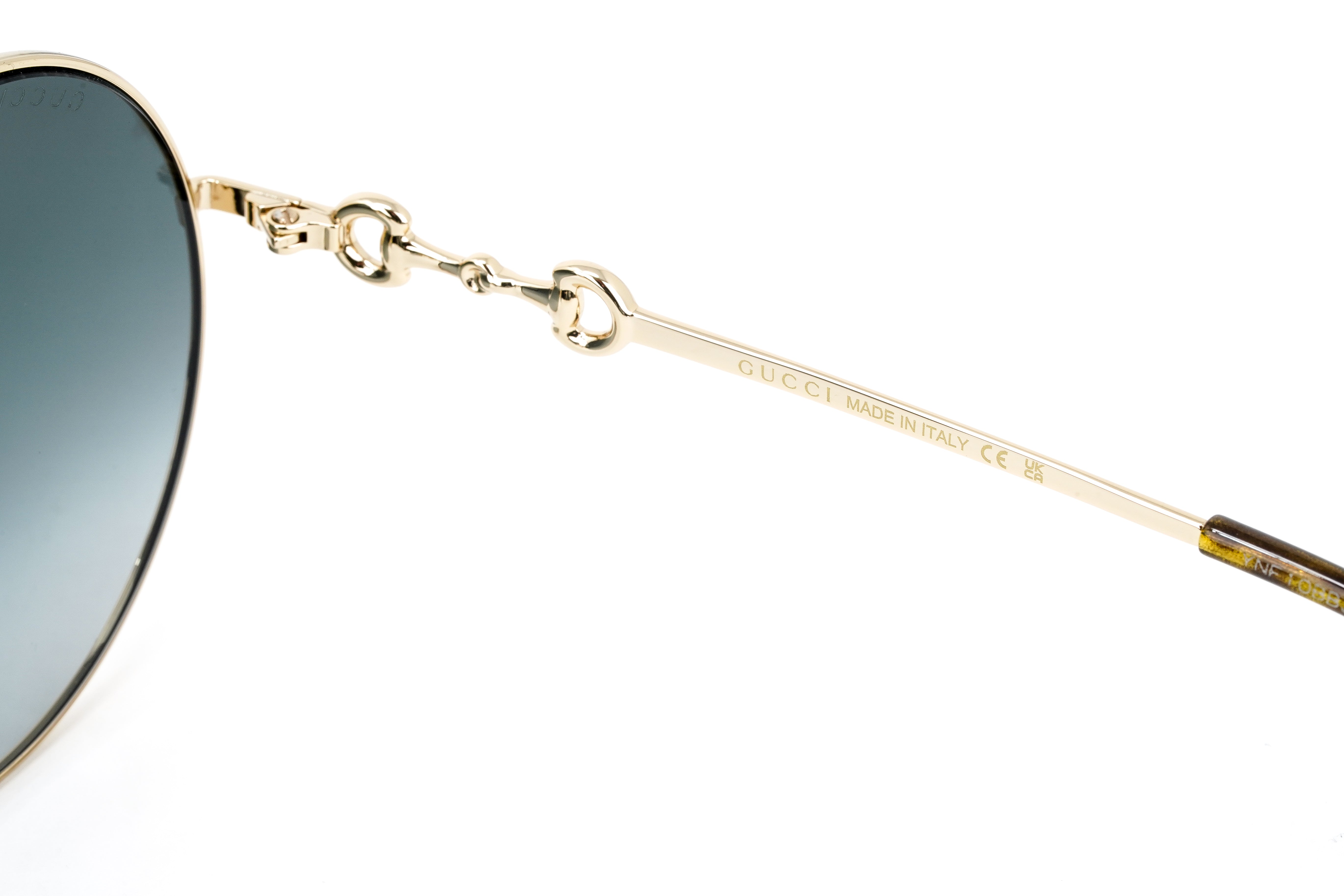 Gucci Women's Sunglasses Round Gold GG0878S-001 59-GR8 Sunglasses