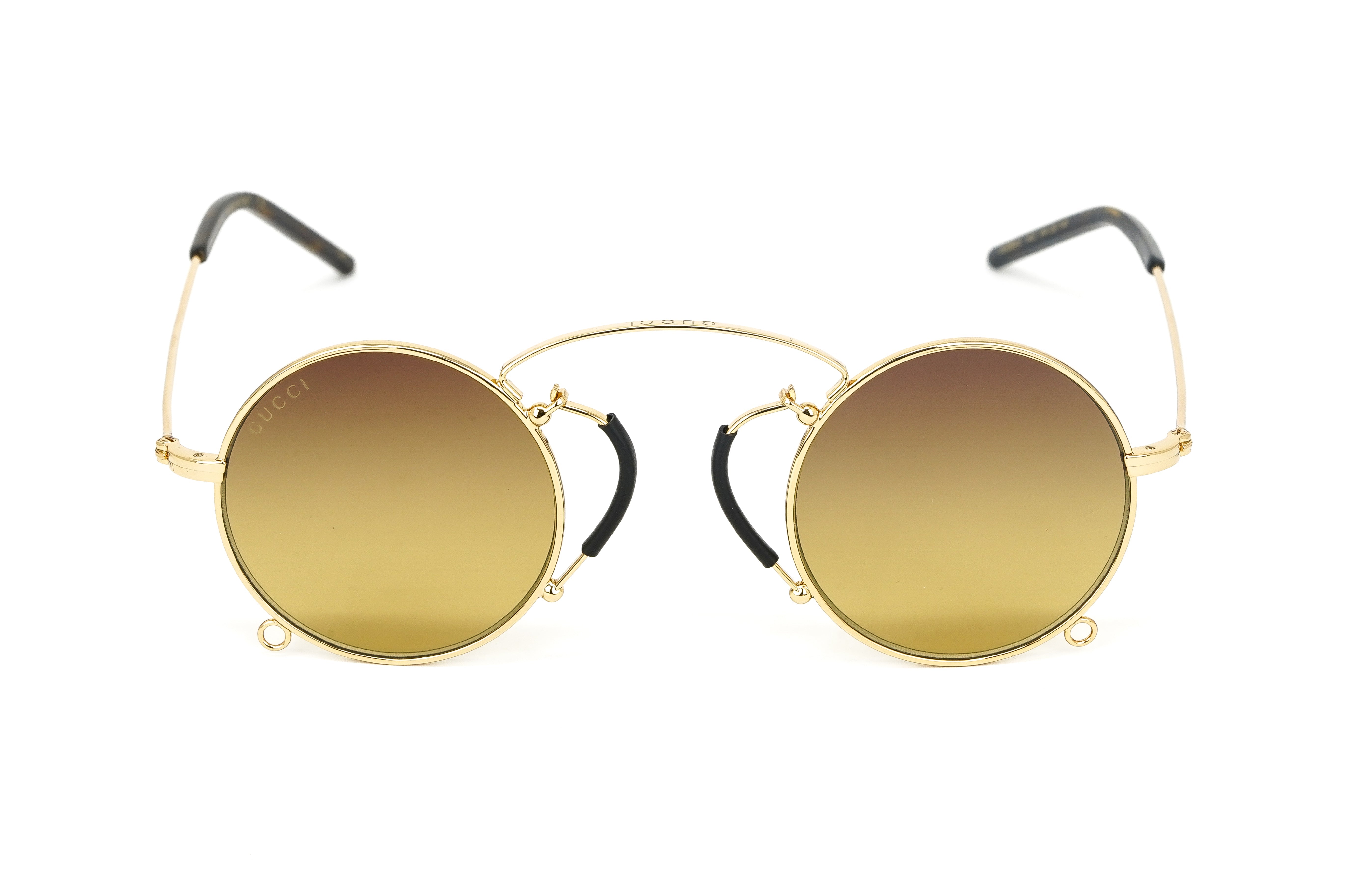 Gucci Women's Sunglasses Round Gold GG0991S-003 44-GR8 Sunglasses