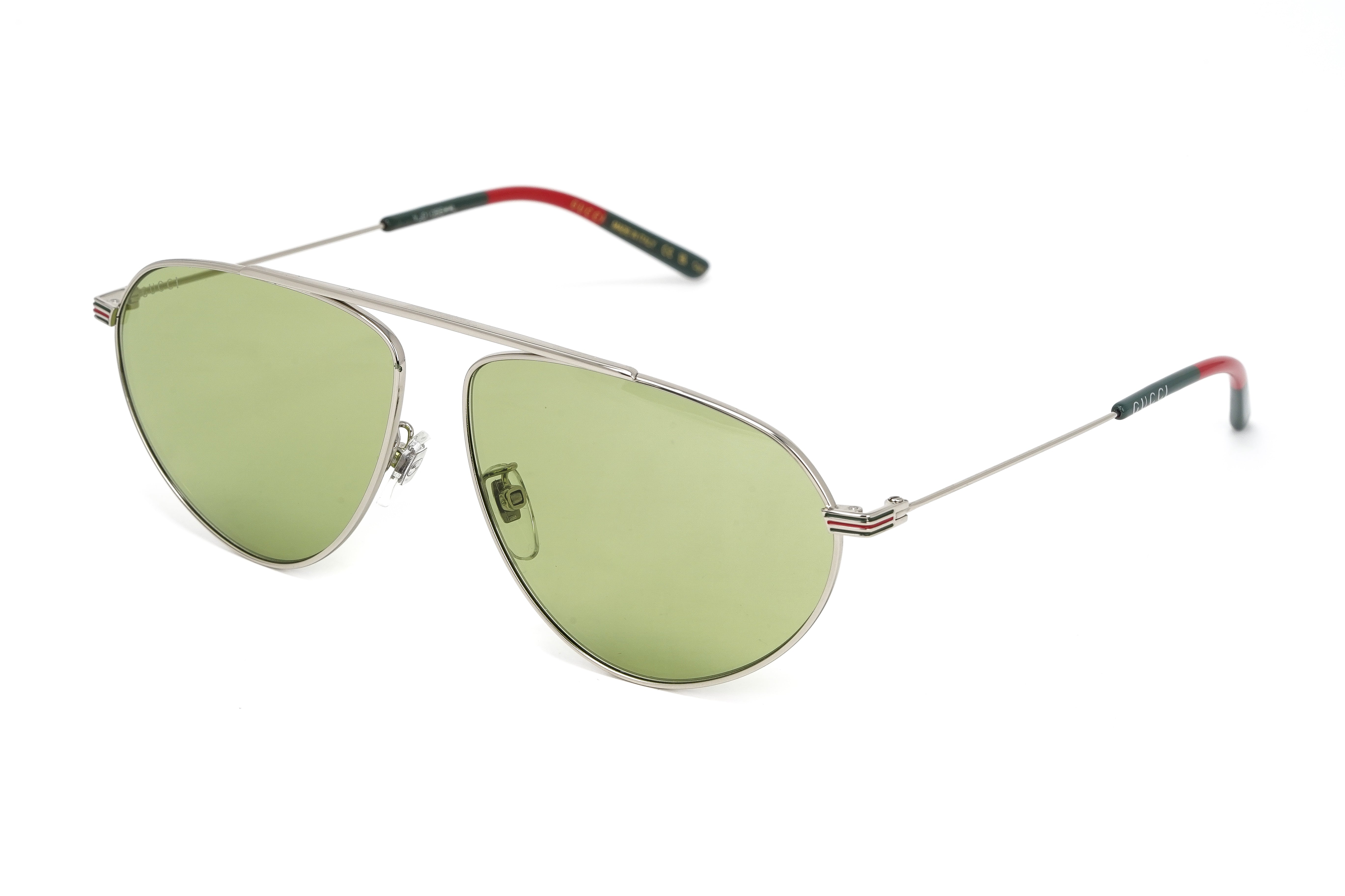 Gucci Men's Sunglasses Pilot Green GG1051S-003 61-GR8 Sunglasses