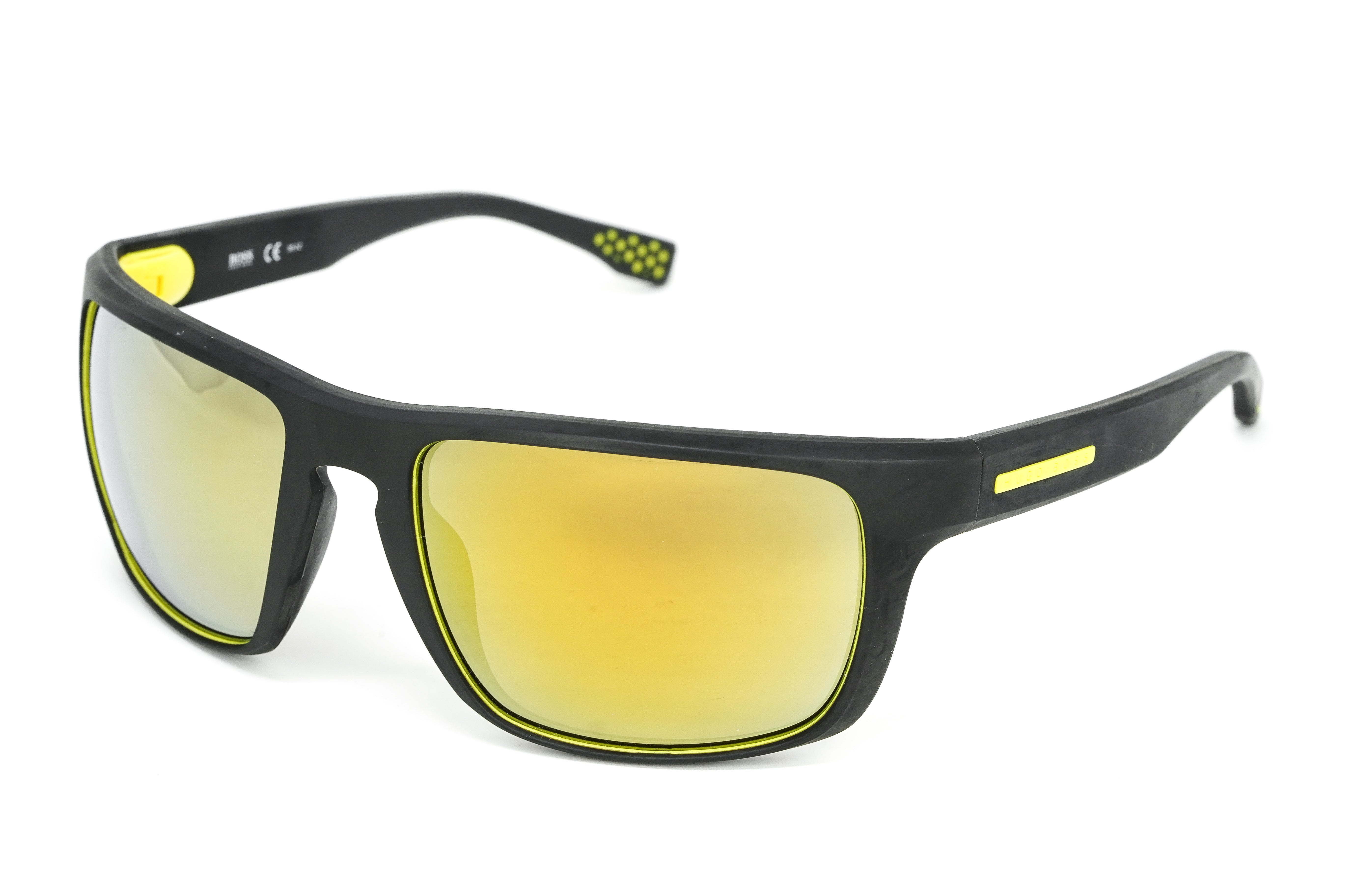 Boss by BOSS Men's Sunglasses Classic Black/Gold Mirror 0800/S UDK/C4-GR8 Sunglasses