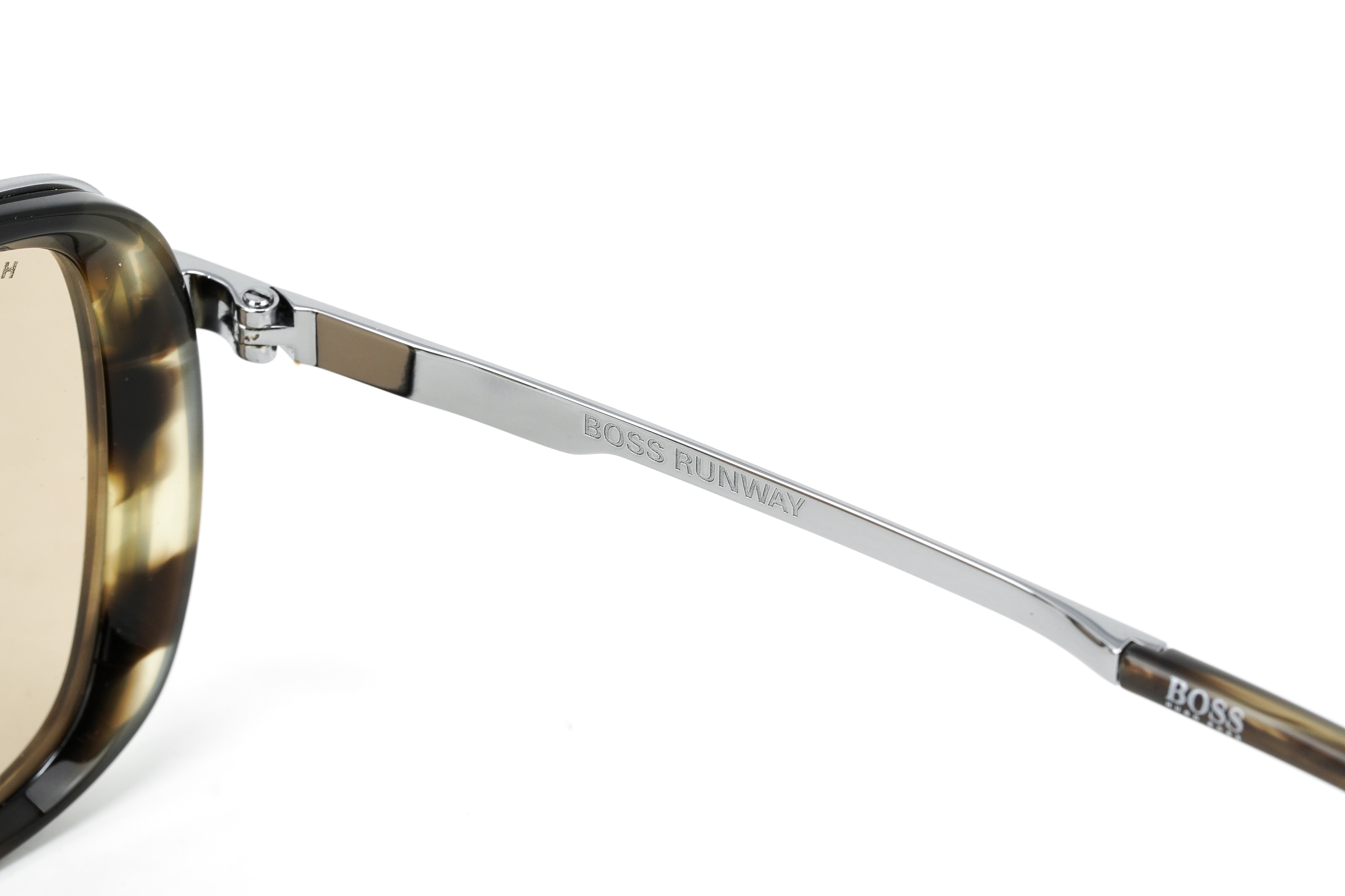 Boss by BOSS Men's Sunglasses Square Browline Tortoise/Brown 1235/S HR3 70-GR8 Sunglasses