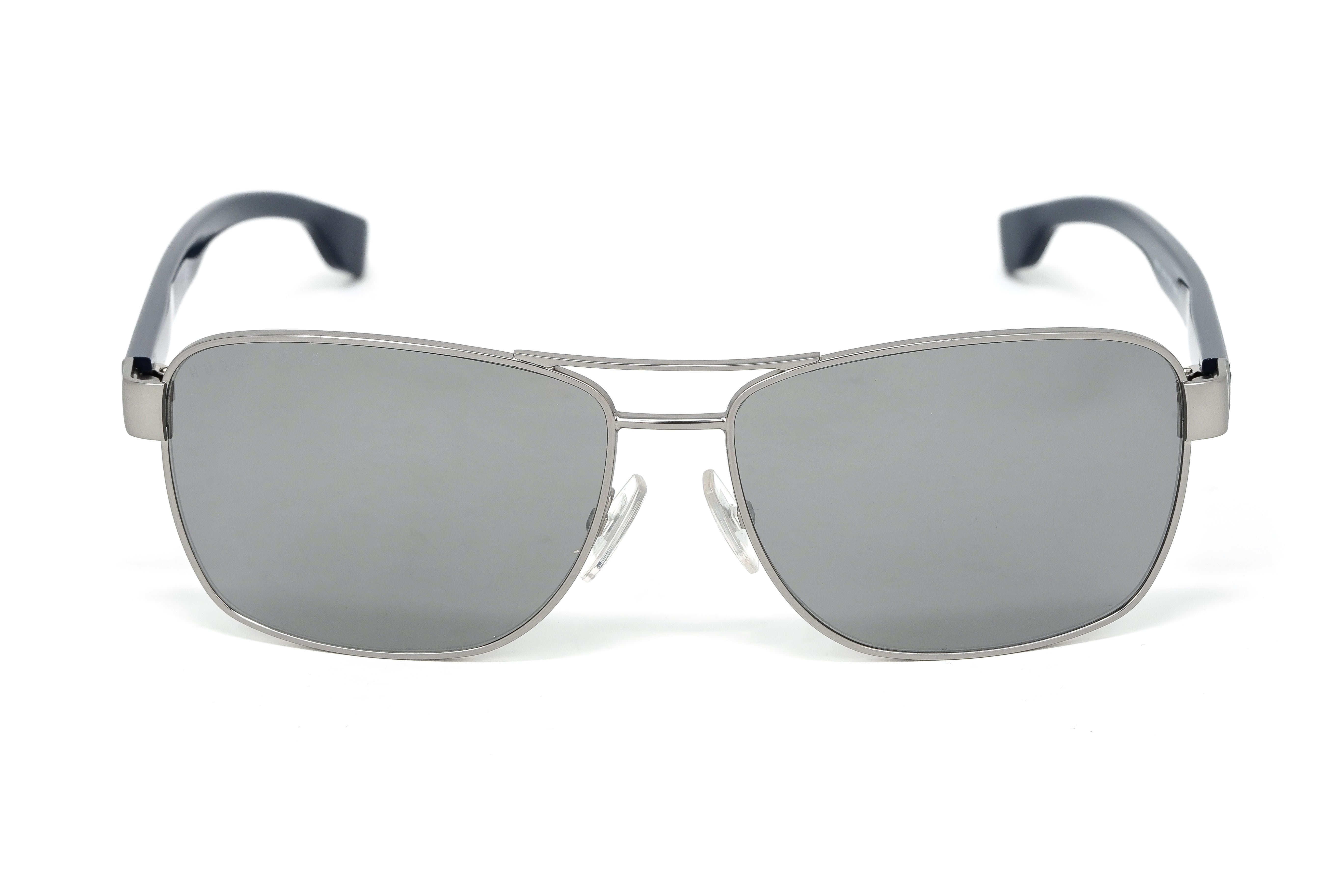 Boss by BOSS Men's Sunglasses Browline Blue/Silver 1240/S 9T9/T4 60-GR8 Sunglasses