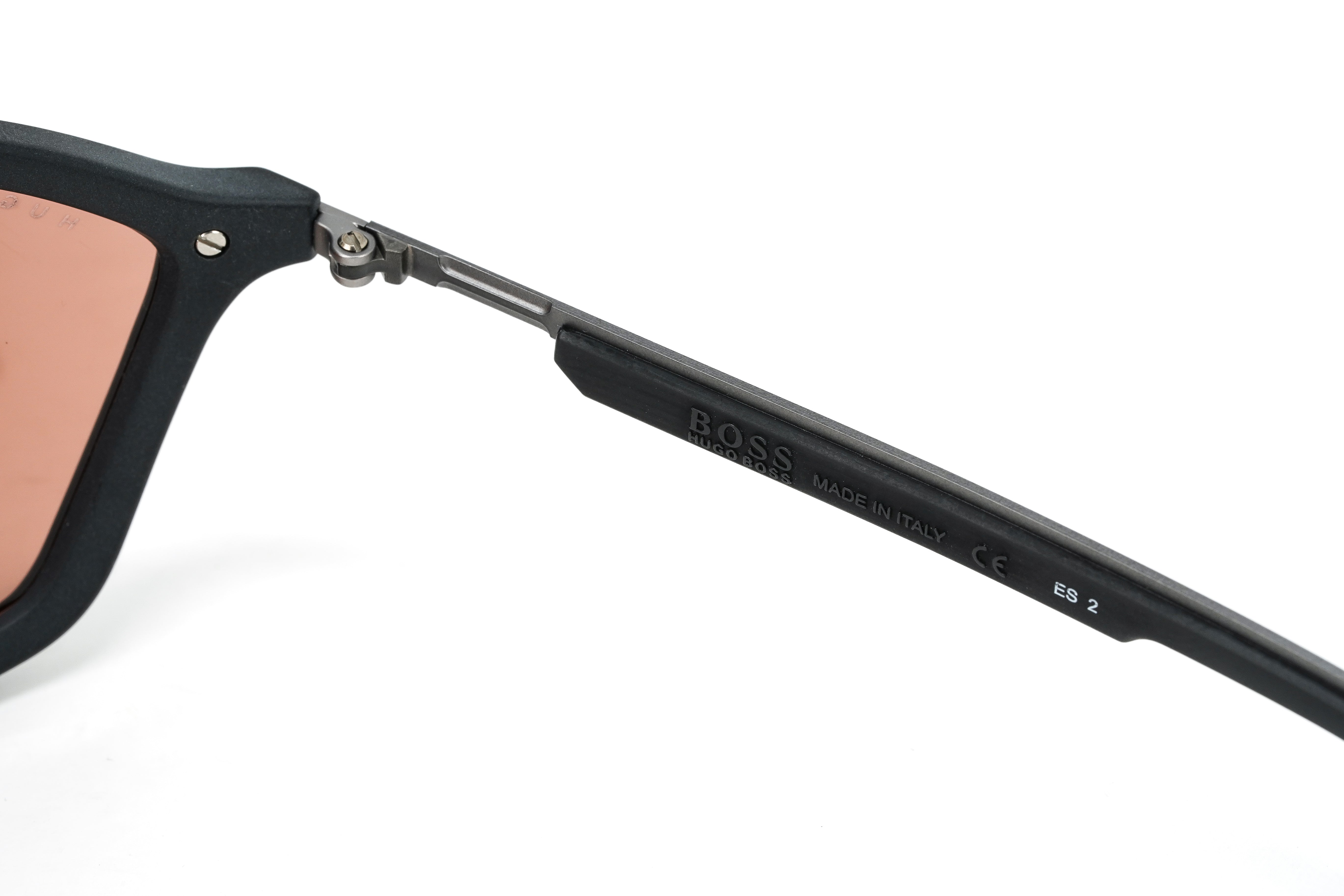 Boss by BOSS Men's Sunglasses Angular Pilot Black/Pink 1258/S 003/DW-GR8 Sunglasses