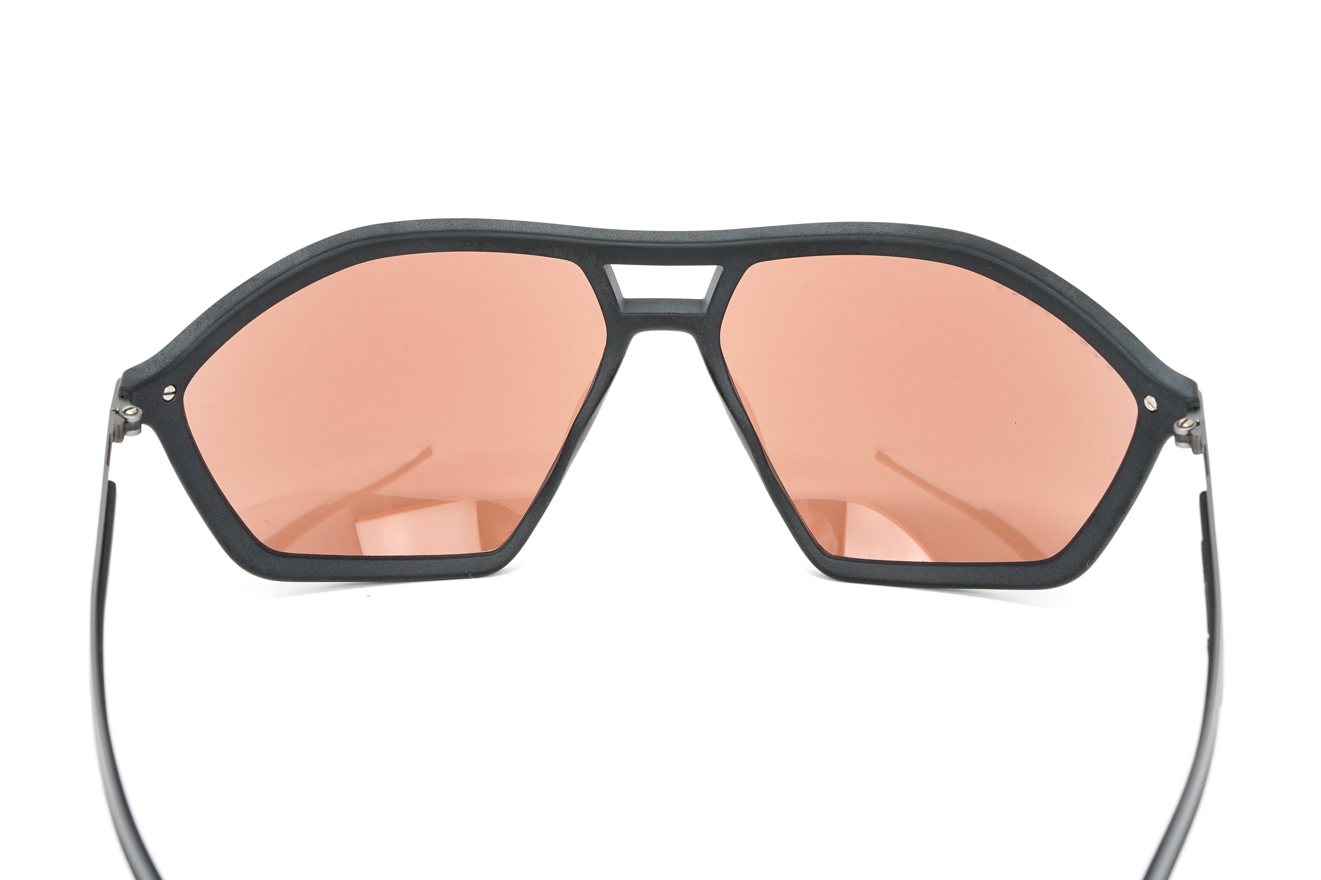 Boss by BOSS Men's Sunglasses Angular Pilot Black/Pink 1258/S 003/DW-GR8 Sunglasses