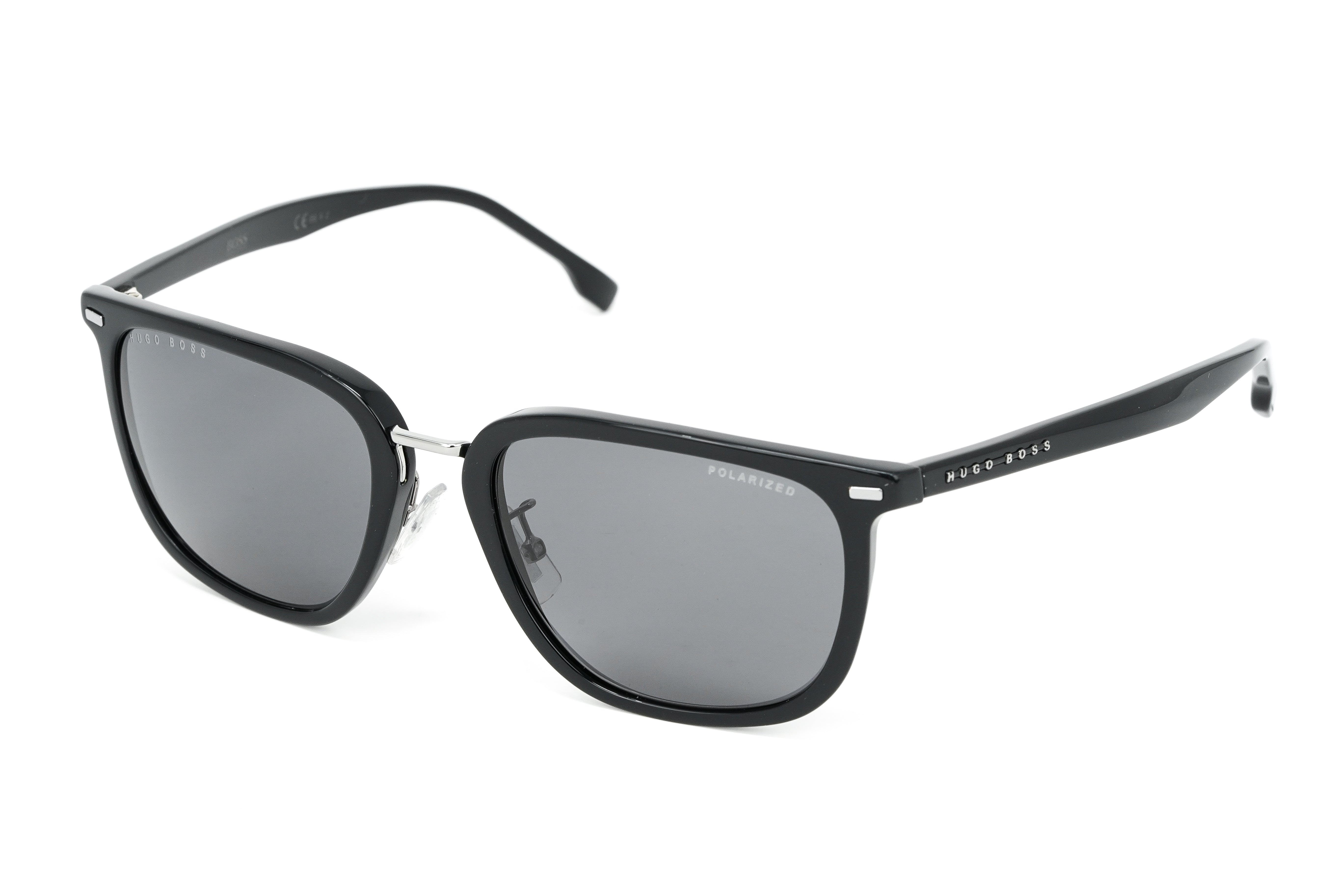 Boss by BOSS Men's Sunglasses Classic Square Black/Grey 1340/F/SK 284 M9-GR8 Sunglasses