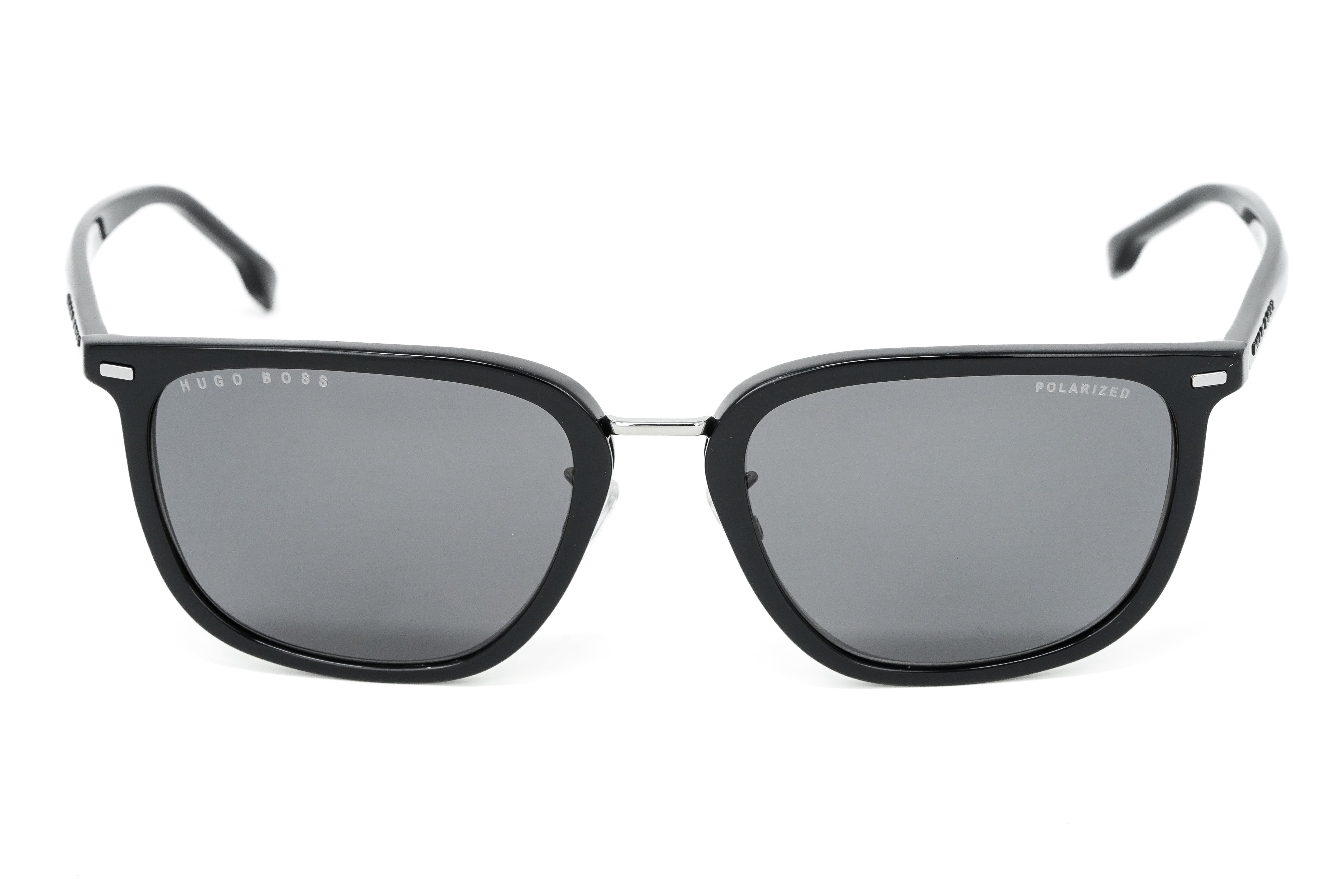 Boss by BOSS Men's Sunglasses Classic Square Black/Grey 1340/F/SK 284 M9-GR8 Sunglasses