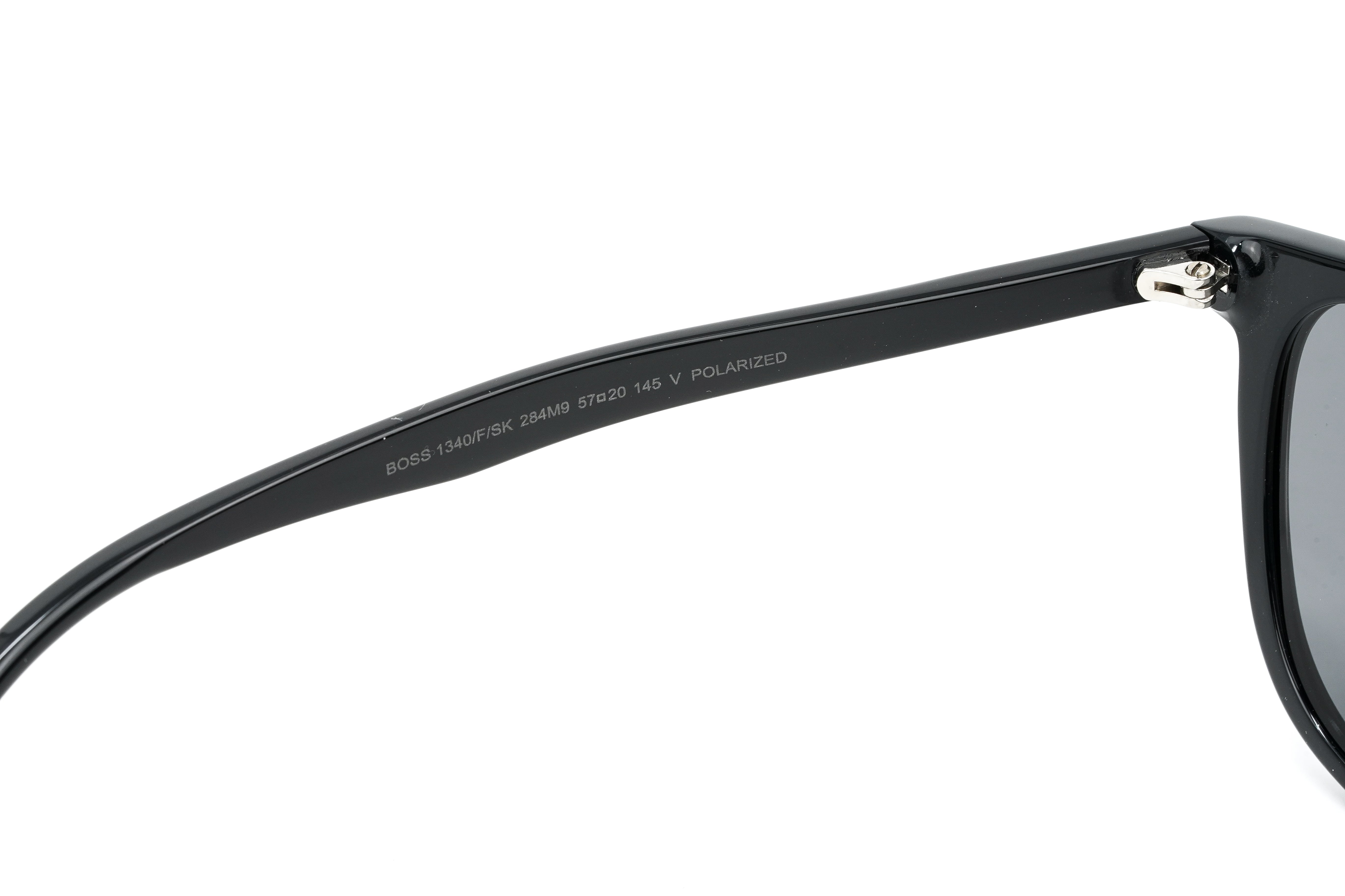 Boss by BOSS Men's Sunglasses Classic Square Black/Grey 1340/F/SK 284 M9-GR8 Sunglasses