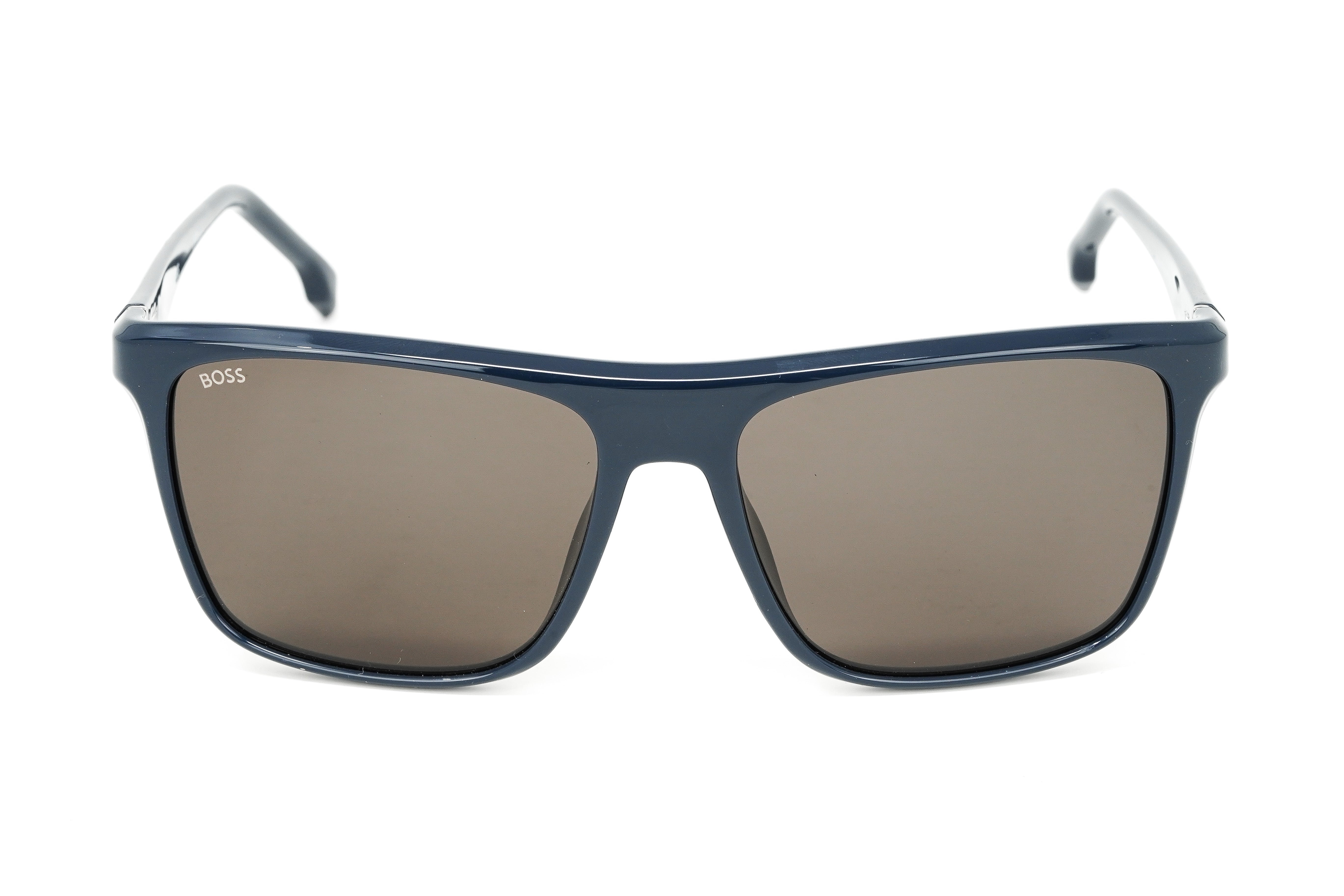 Boss by BOSS Men's Sunglasses Classic Rectangle Blue/Grey 1375/S PJP/70-GR8 Sunglasses