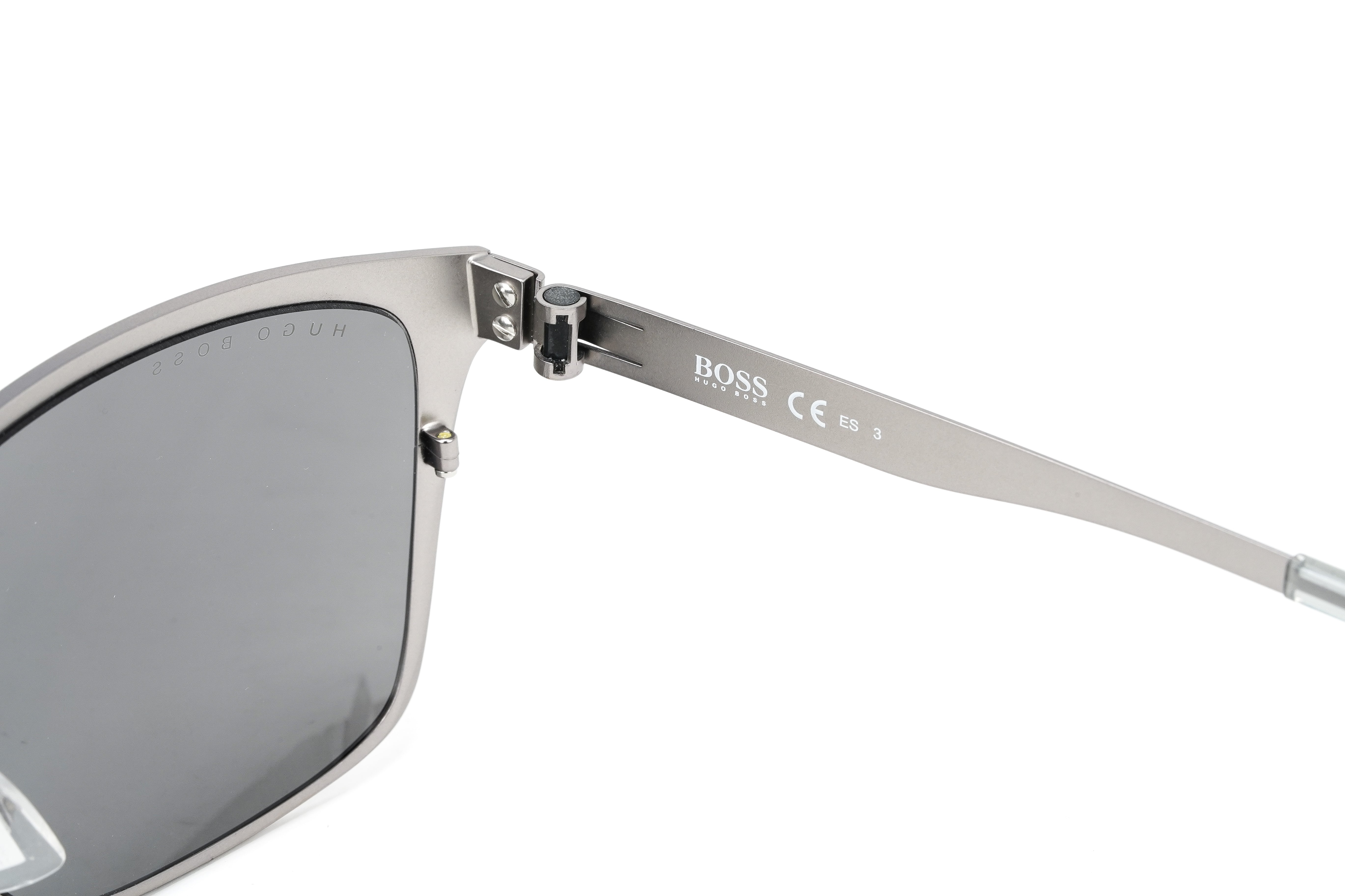 Boss by BOSS Men's Sunglasses Classic Square Silver/Grey 1410/F/S R81/T4-GR8 Sunglasses