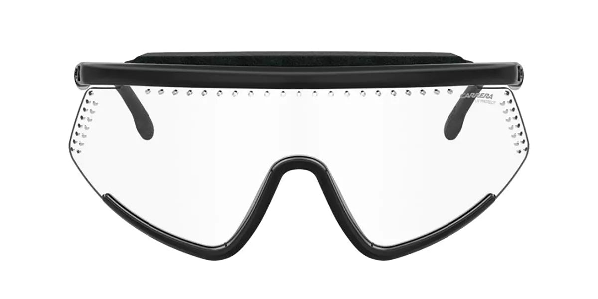 Carrera Unisex Sunglasses Shield Wap-Around Black/Clear HYPERFIT 10/S 7C5-GR8 Sunglasses
