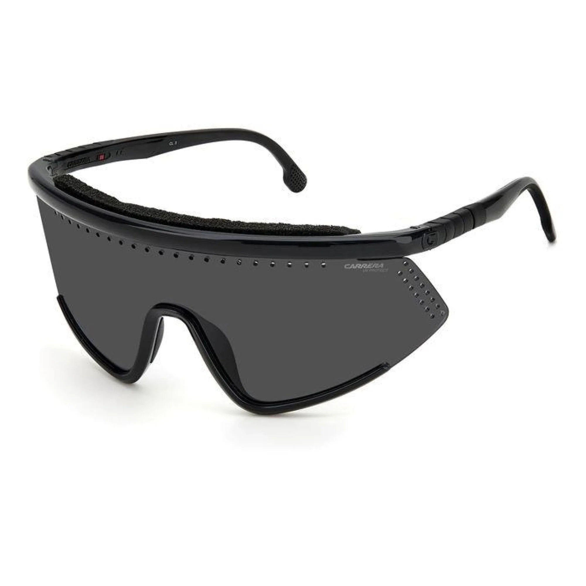 Carrera Unisex Sunglasses Shield Wap-Around Black/Grey HYPERFIT 10/S 807-GR8 Sunglasses