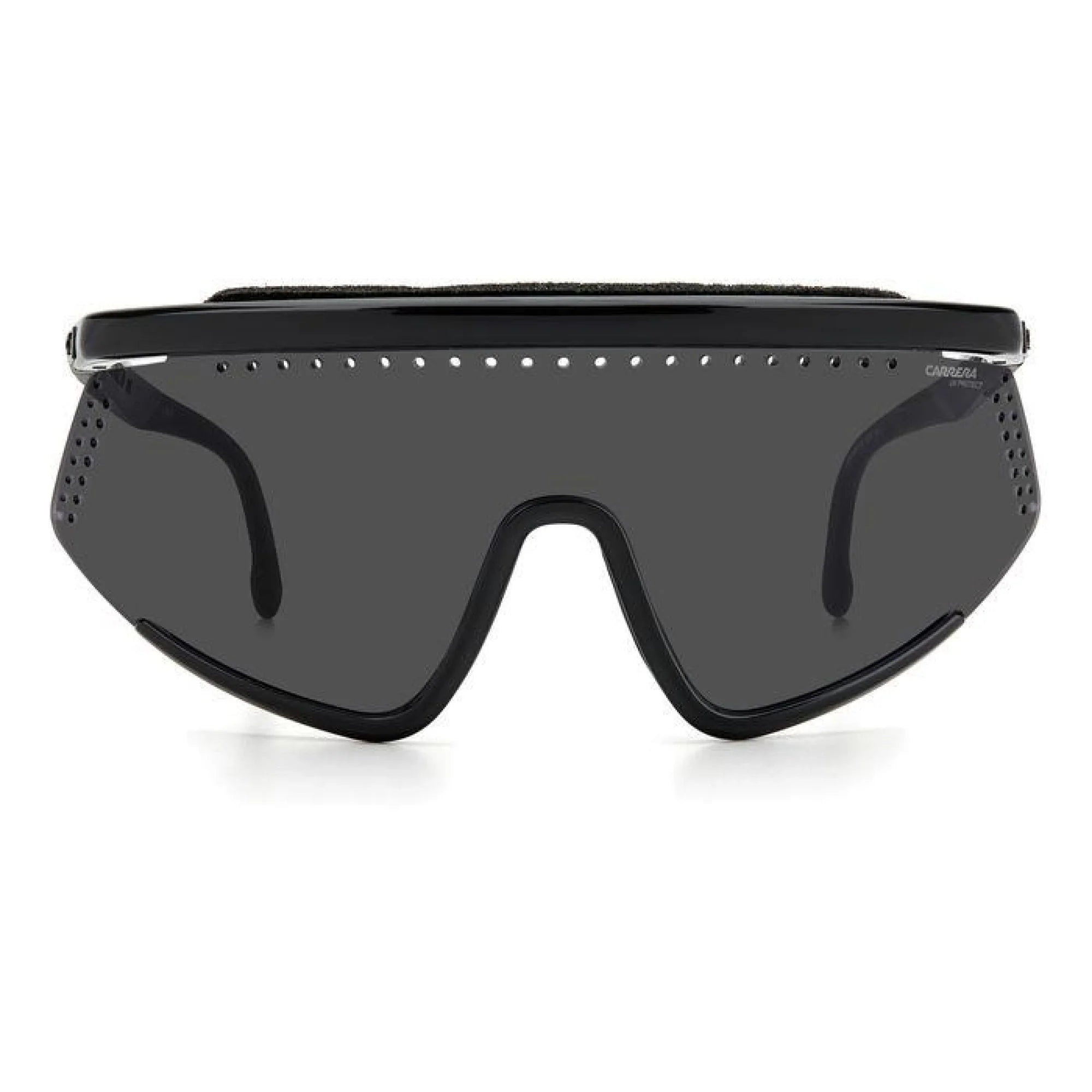 Carrera Unisex Sunglasses Shield Wap-Around Black/Grey HYPERFIT 10/S 807-GR8 Sunglasses