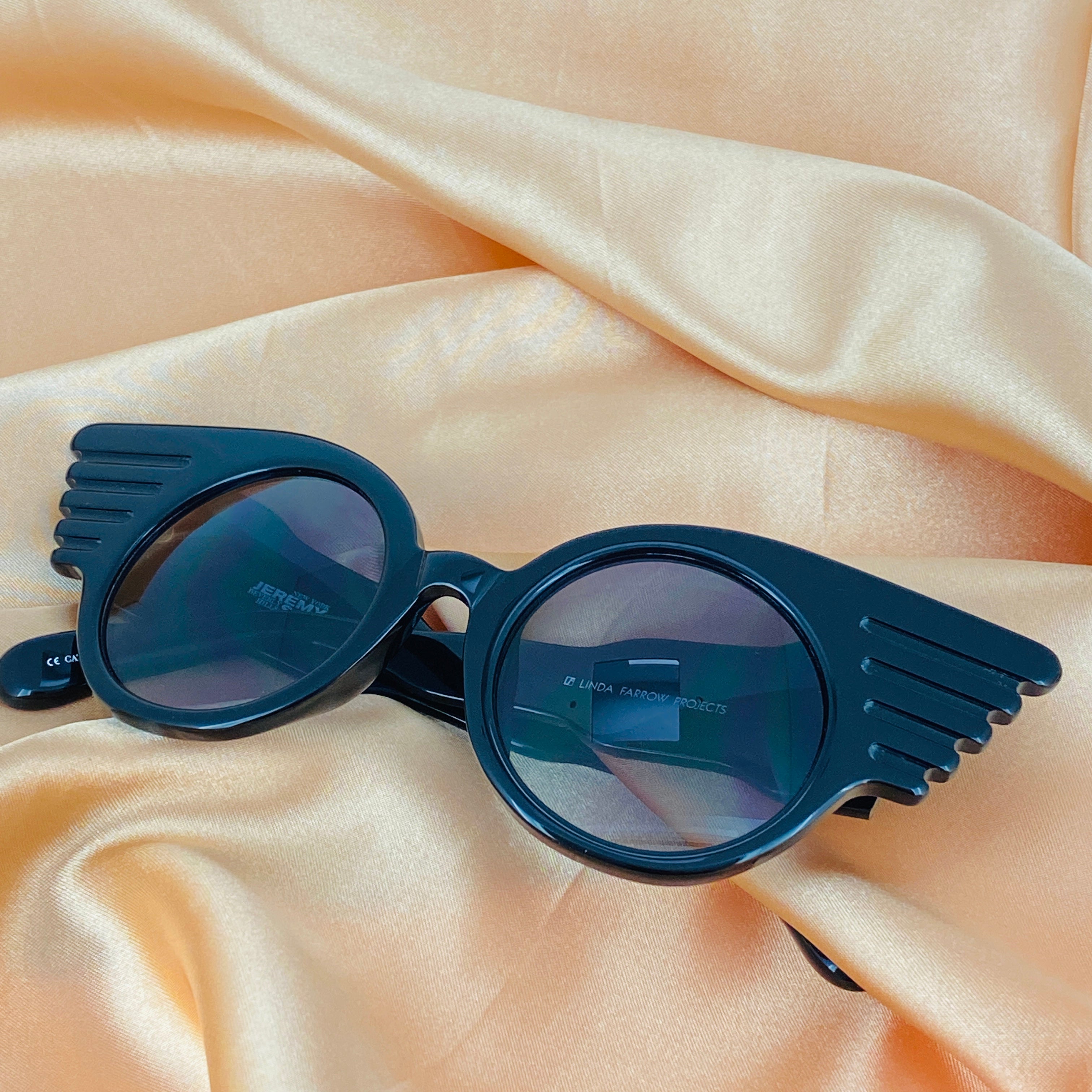 Jeremy Scott Sunglasses Special Wings Black and Grey-GR8 Sunglasses