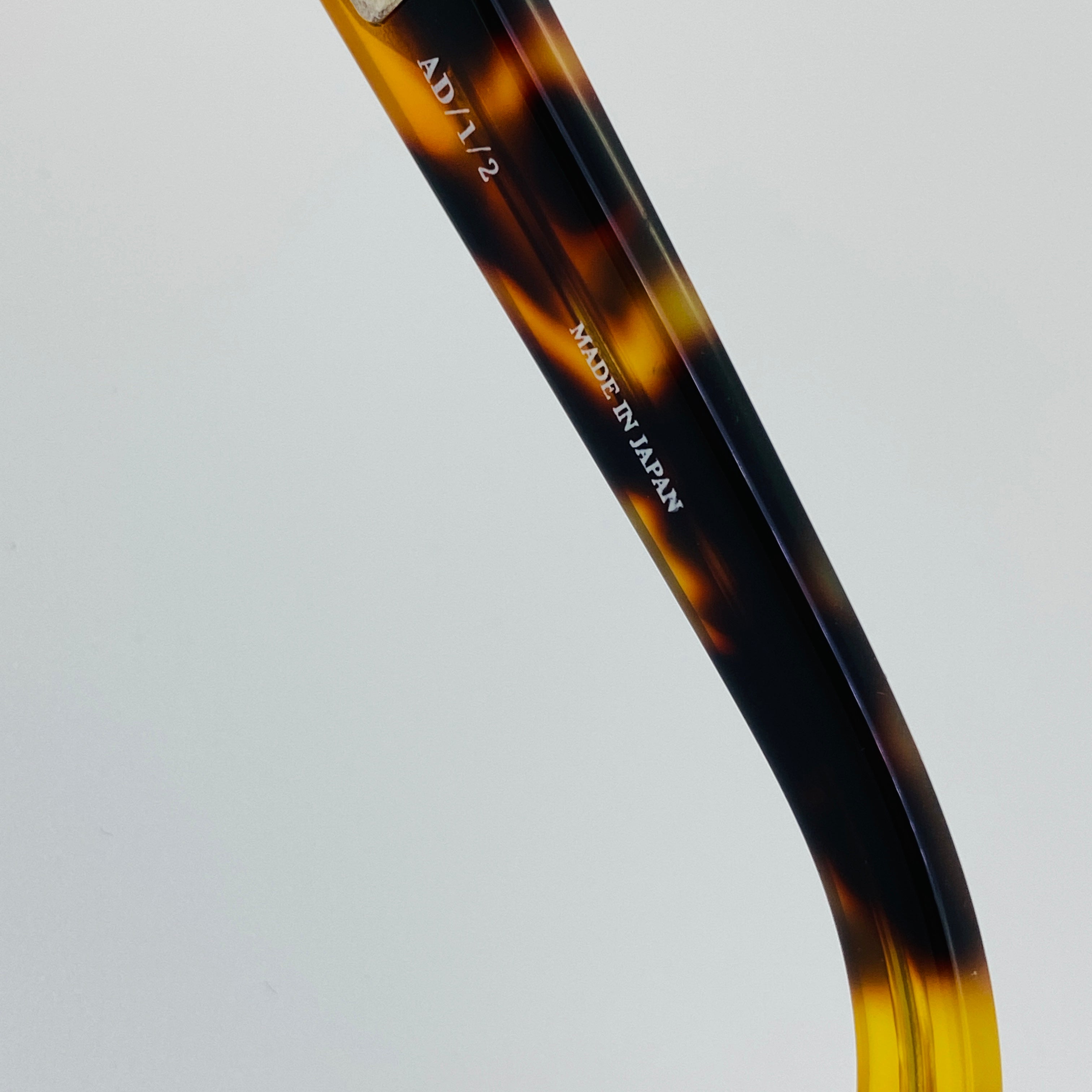 Ann Demeulemeester Men's Sunglasses Flat Top Tortoise Shell and Grey AD1C2SUN-GR8 Sunglasses