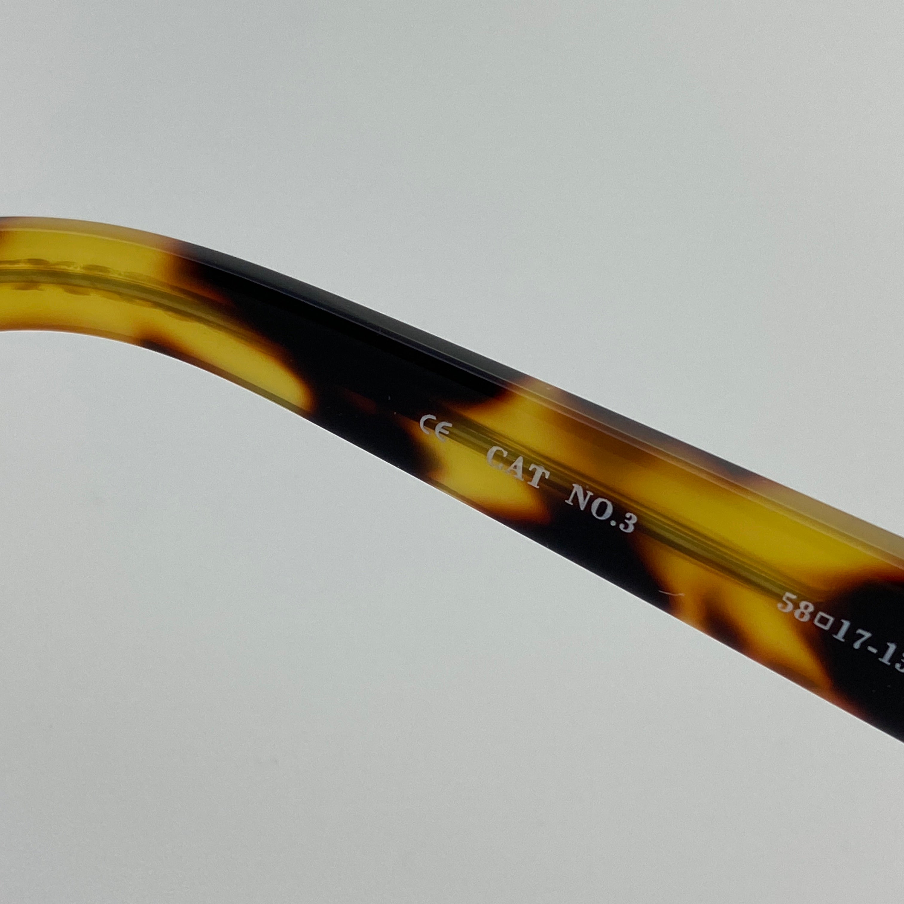 Ann Demeulemeester Men's Sunglasses Flat Top Tortoise Shell and Grey AD1C2SUN-GR8 Sunglasses