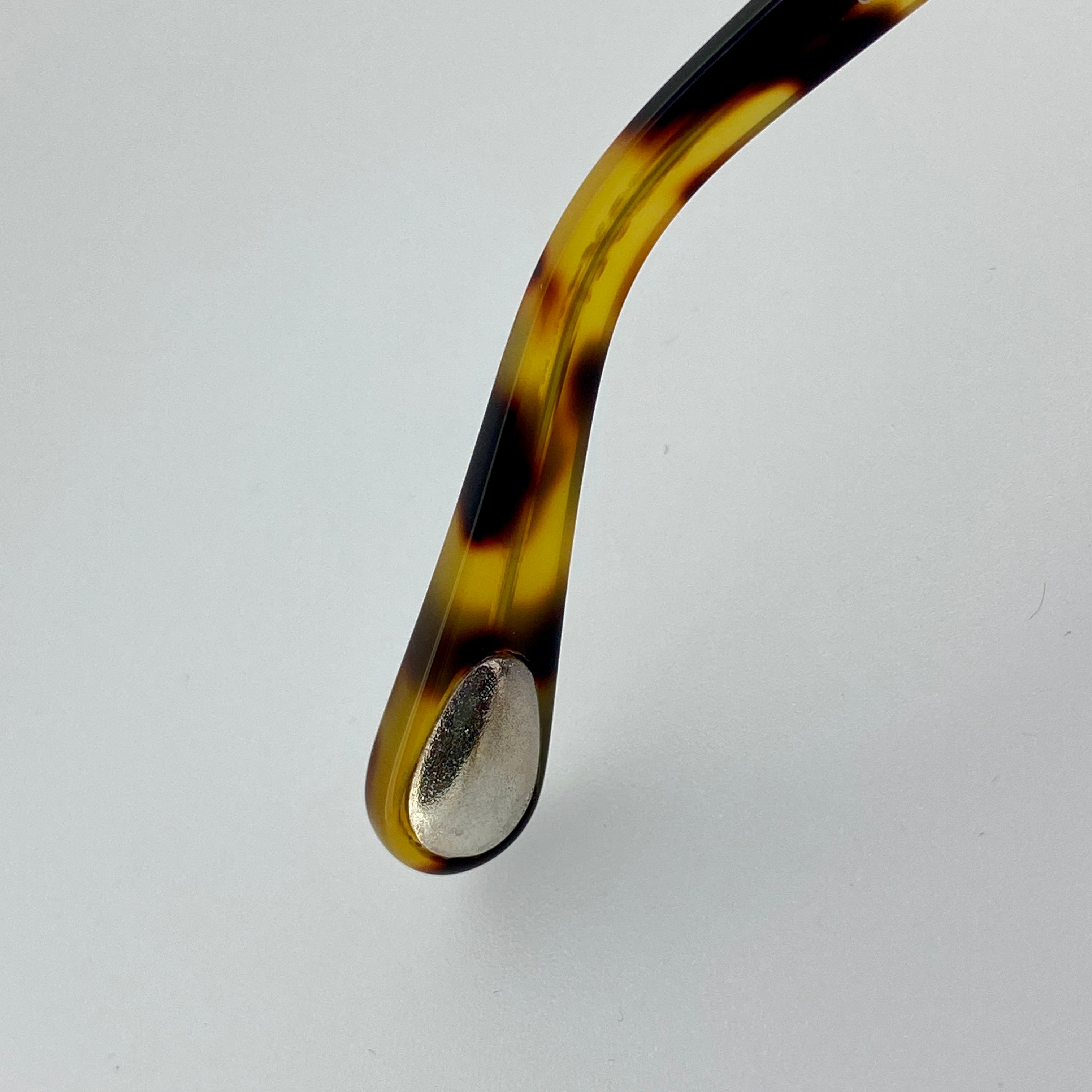 Ann Demeulemeester Men's Sunglasses Flat Top Tortoise Shell and Grey AD1C2SUN-GR8 Sunglasses