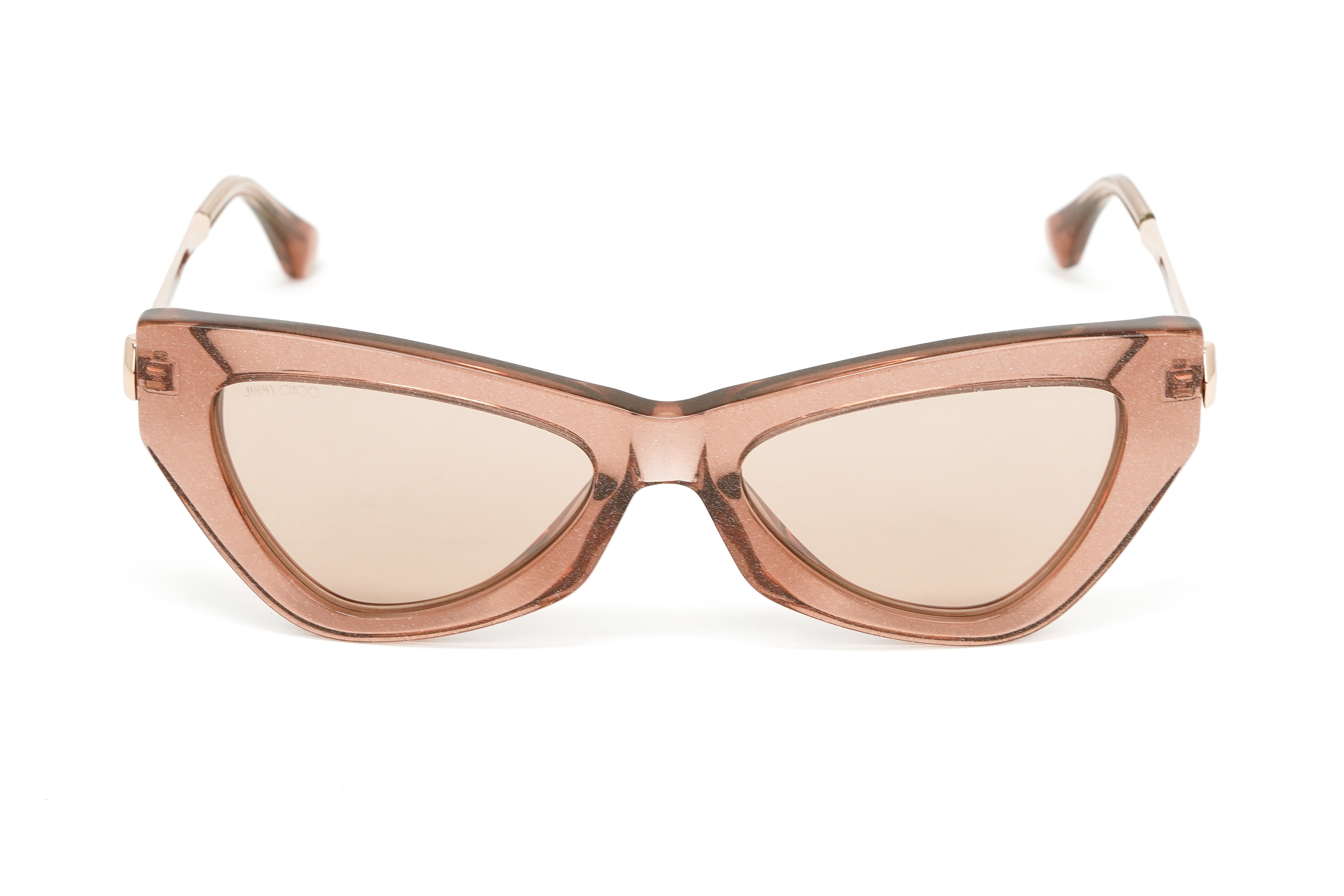 Jimmy Choo Women's Sunglasses Angular Cat Eye Pink DONNA/S W66-GR8 Sunglasses