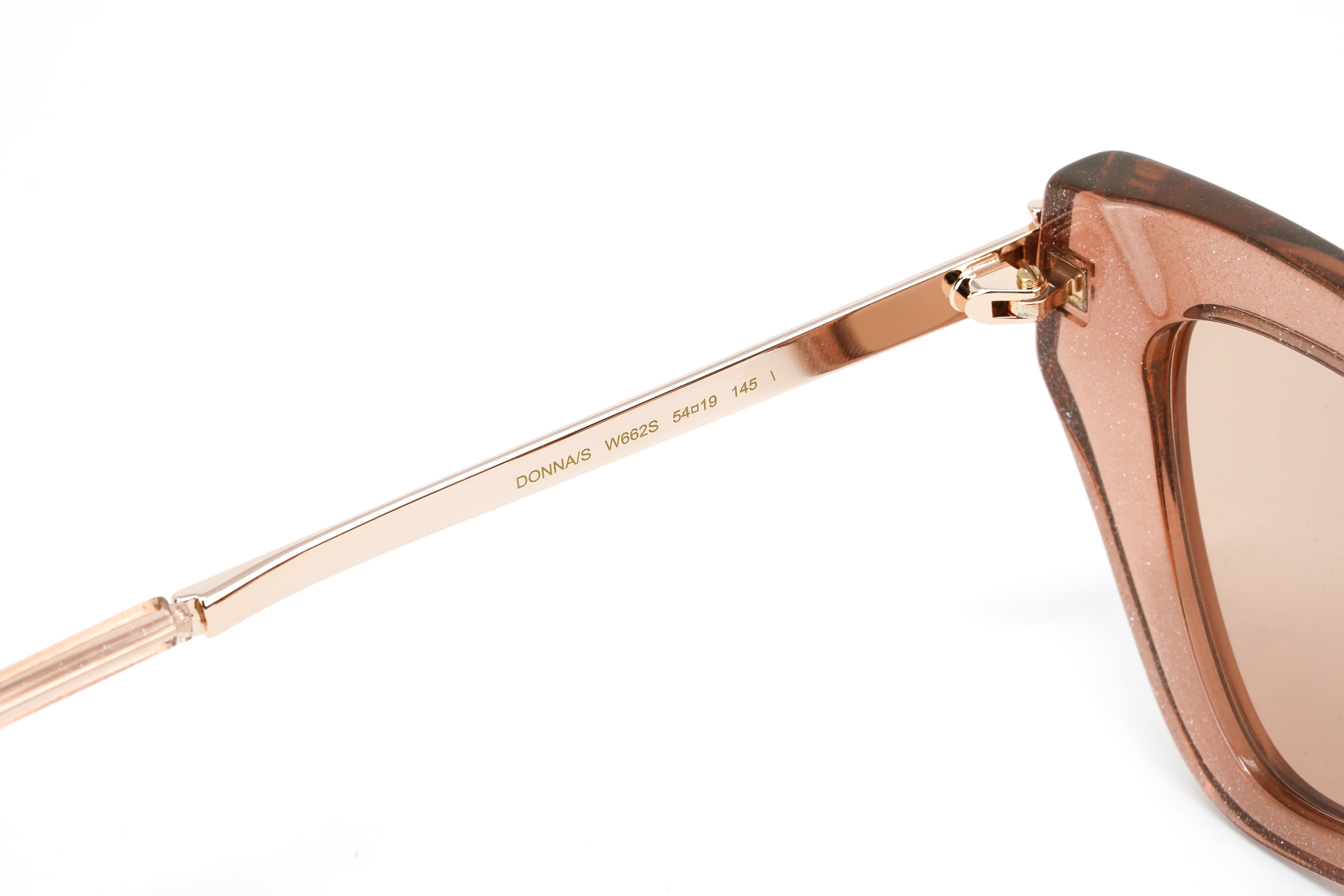 Jimmy Choo Women's Sunglasses Angular Cat Eye Pink DONNA/S W66-GR8 Sunglasses